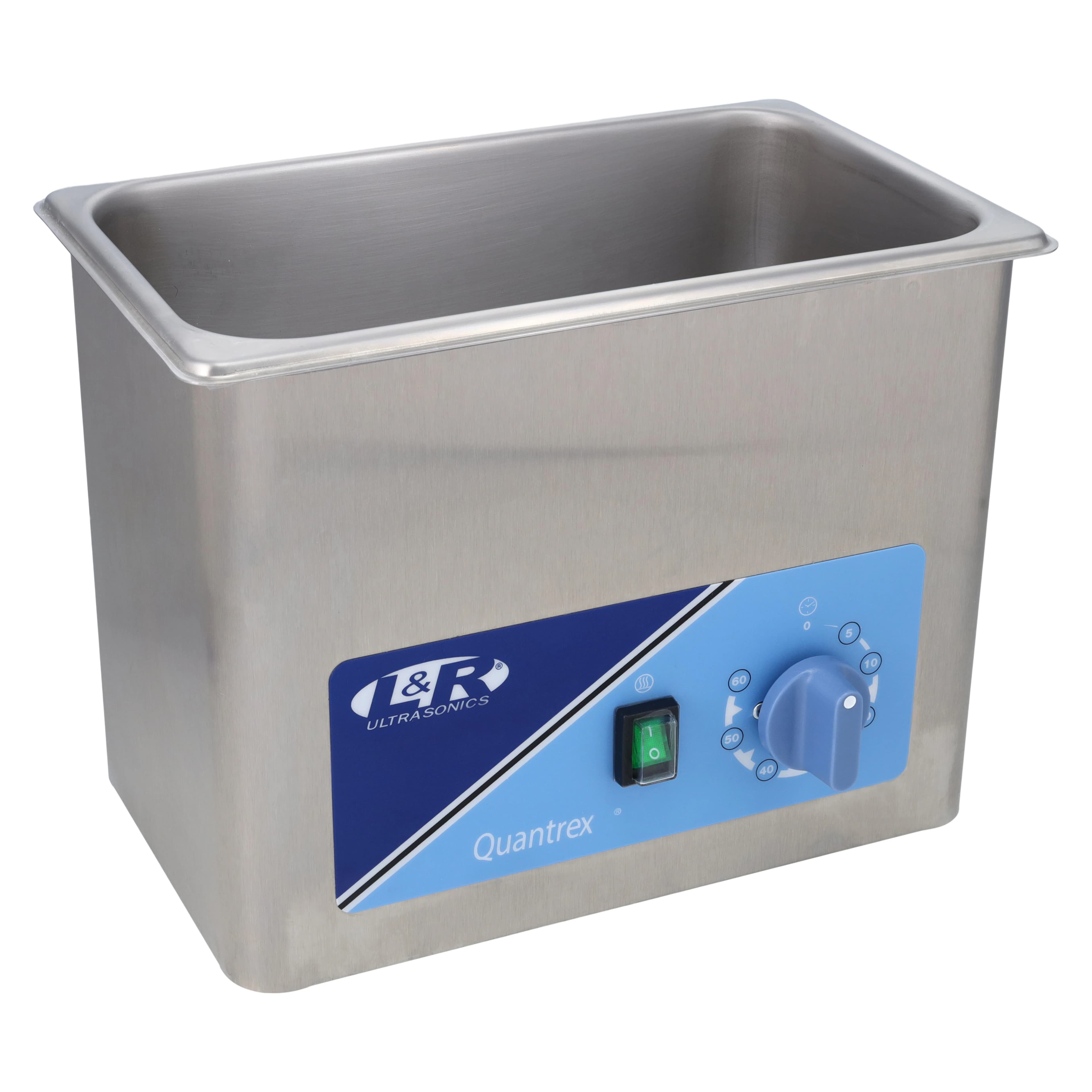 L&R Quantrex 140 Ultrasonic Cleaner with Heater, Timer & Drain, 0.85 Gal, 43 kHz, 610 thumbnail 2