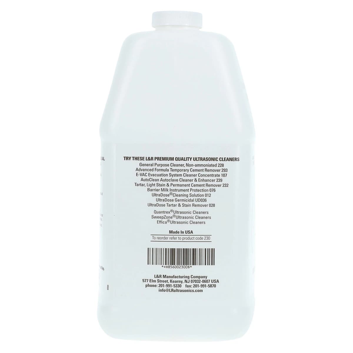 L&R Plaster and Stone Remover Ultrasonic Cleaning Solution, 1 Gallon Bottle, 230 thumbnail 4