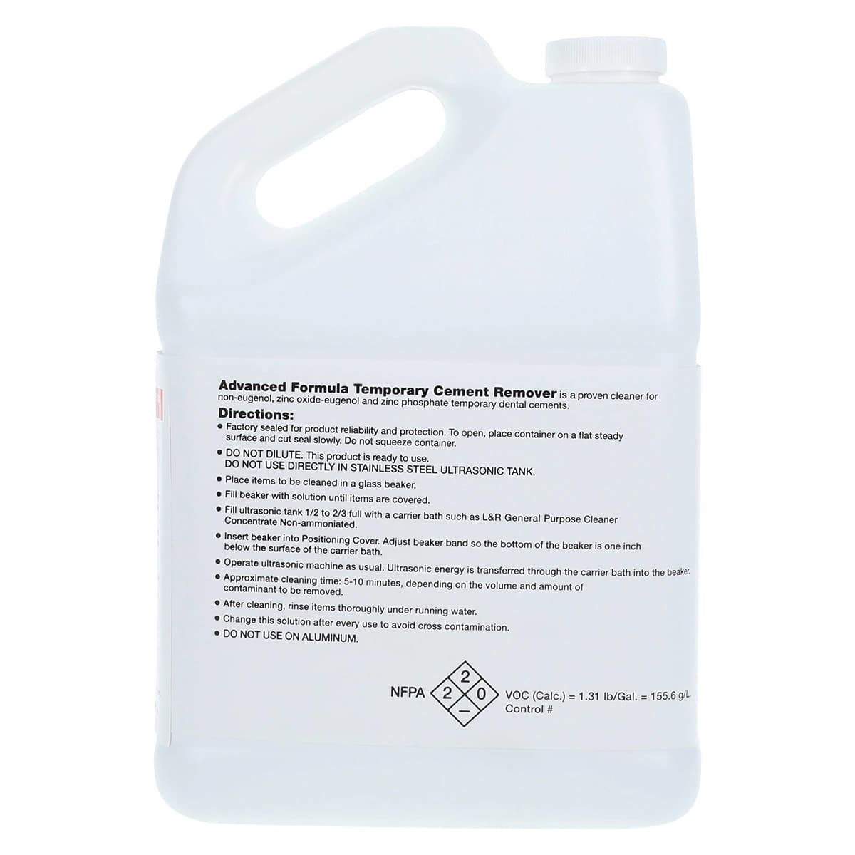 L&R Advanced Formula Temporary Cement Remover, 1 Gallon Bottle, 293 thumbnail 2