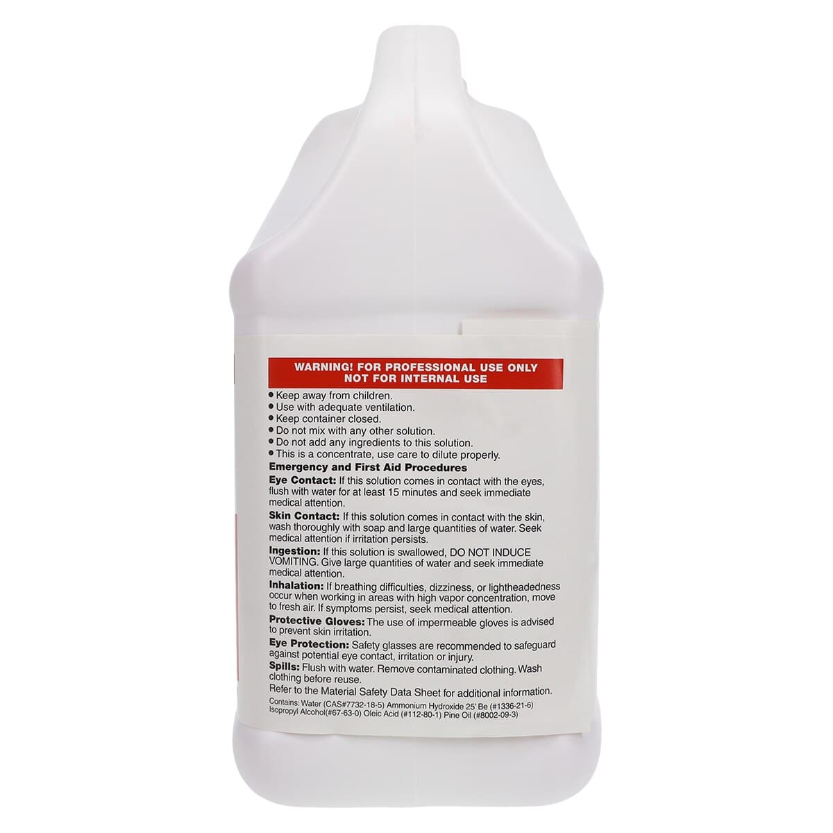L&R Ultrasonics General Purpose Ammoniated Ultrasonic Cleaning Solution, 1 Gallon Bottle, 226 thumbnail 3