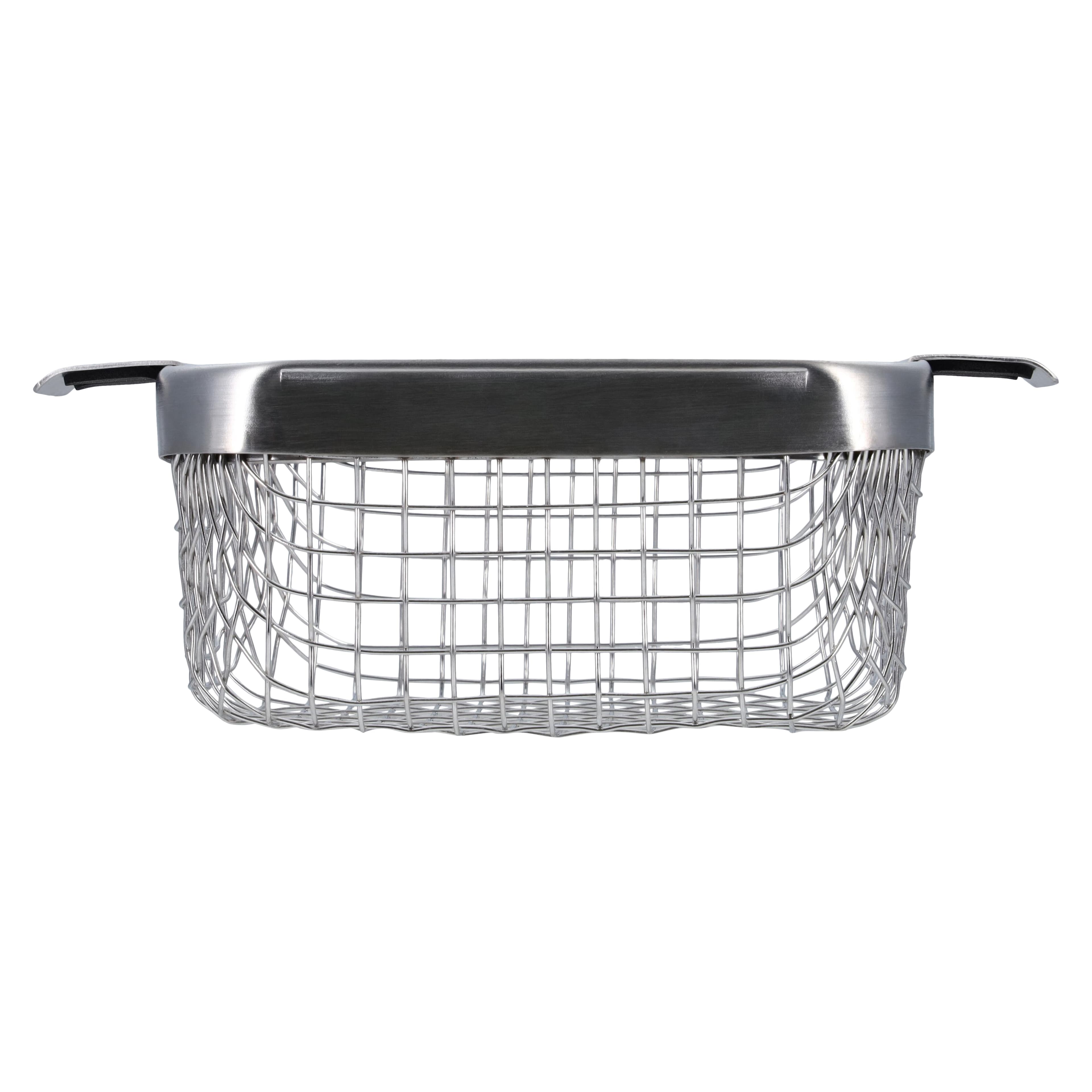 L&R PC-3 Ultrasonic Cleaner Stainless Steel Mesh Basket, Solid-Sided with Handles, 1/Pkg thumbnail 3