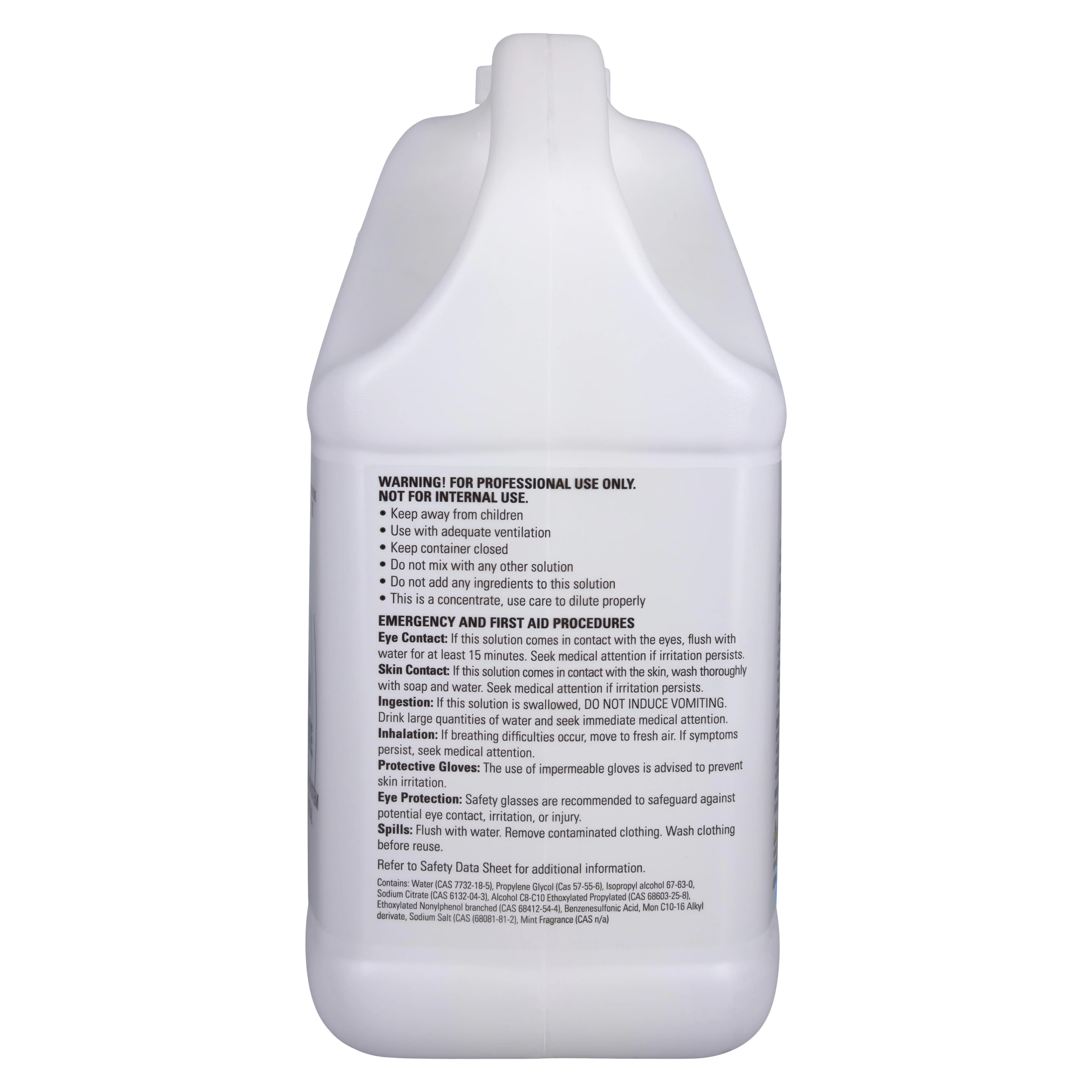 L&R E-VAC Evacuation System Cleaner Concentrate, pH Neutral, Non-Foaming, Fresh Mint, 1 Gallon Bottle, 107 thumbnail 4