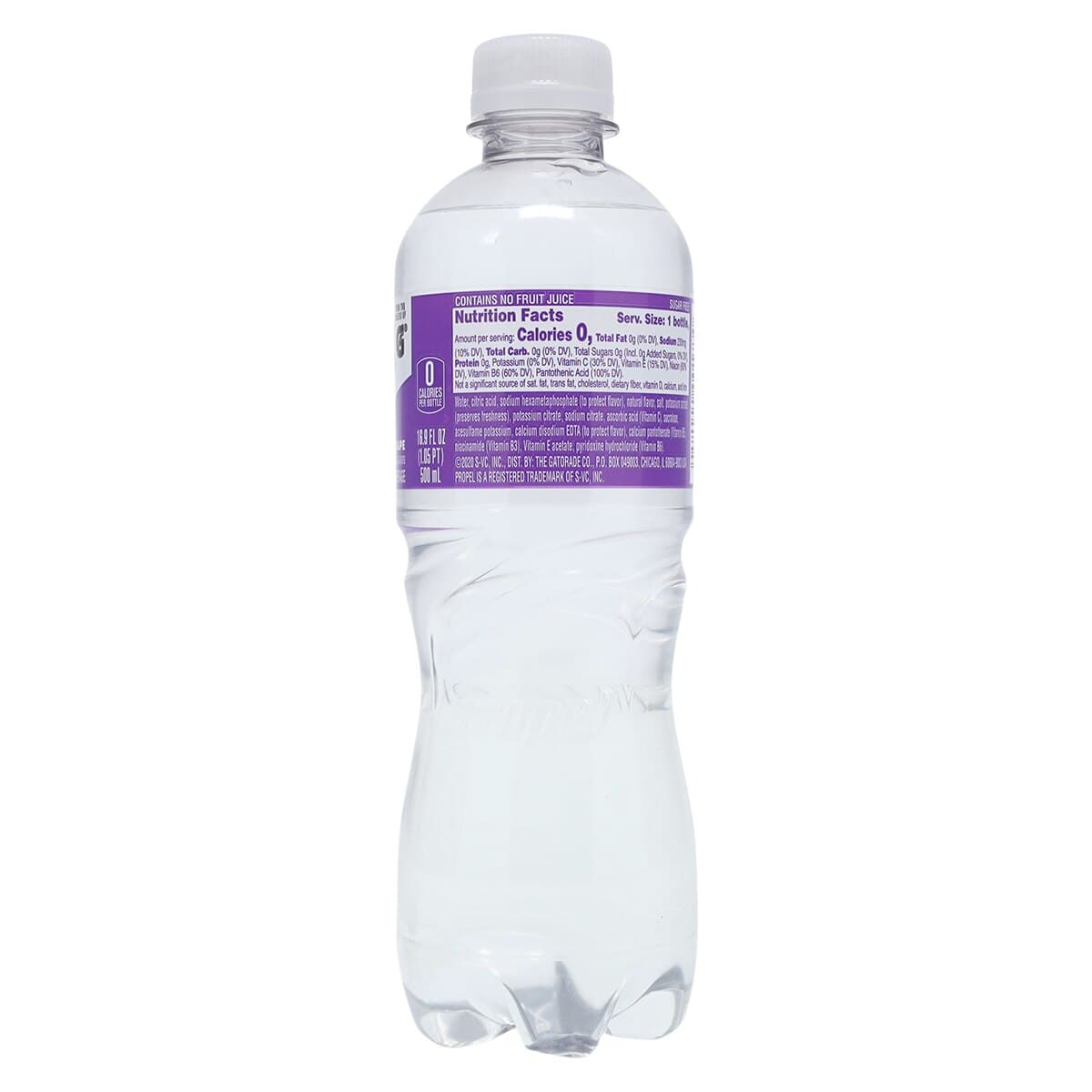 Propel Electrolyte Water, Grape, 500 mL Bottle, 24/Case thumbnail 2