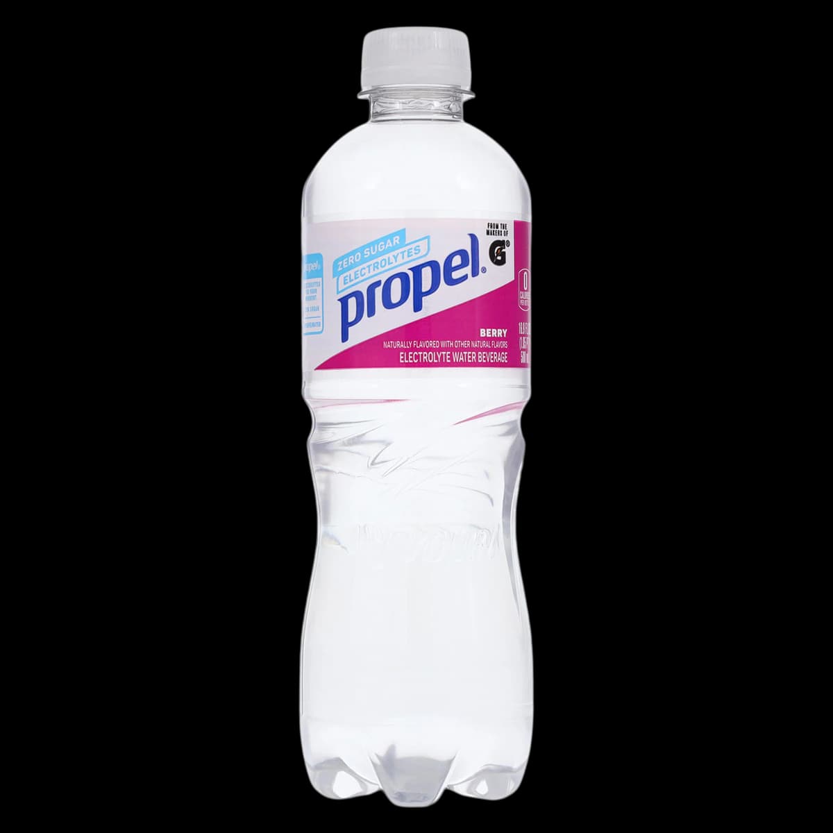 Propel Electrolyte Water, Berry, 500 mL Bottle, 24/Case - Propel Water Berry - Image 1