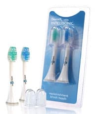 InteliSonic Brush Head Refill, 2-Pack, Dentistrx - INTELISONIC BRUSH HEAD 2 PK REPLACMENT HEADS - Image 1