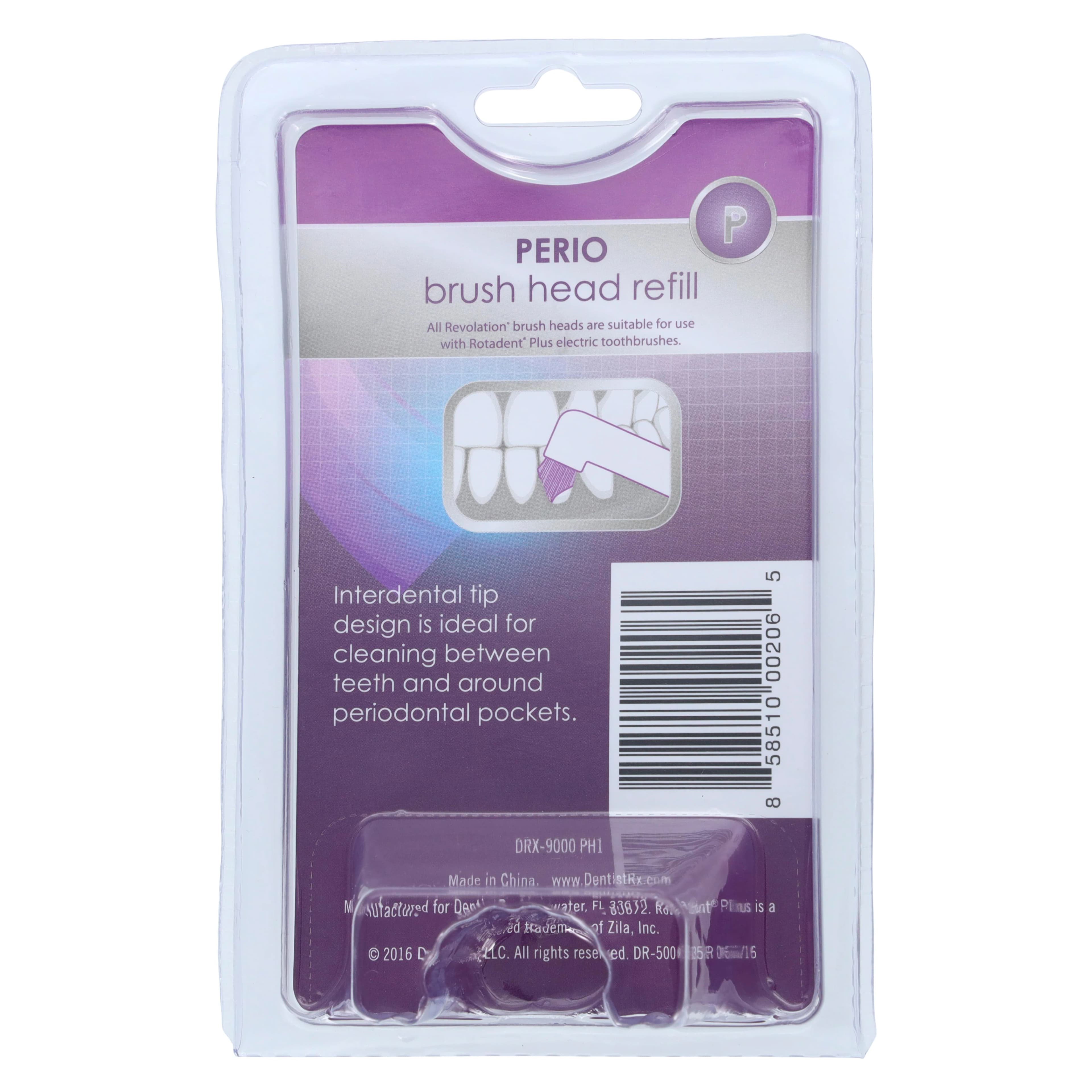 Dentistrx Revolation Brush Head Perio Replacement Head thumbnail 3