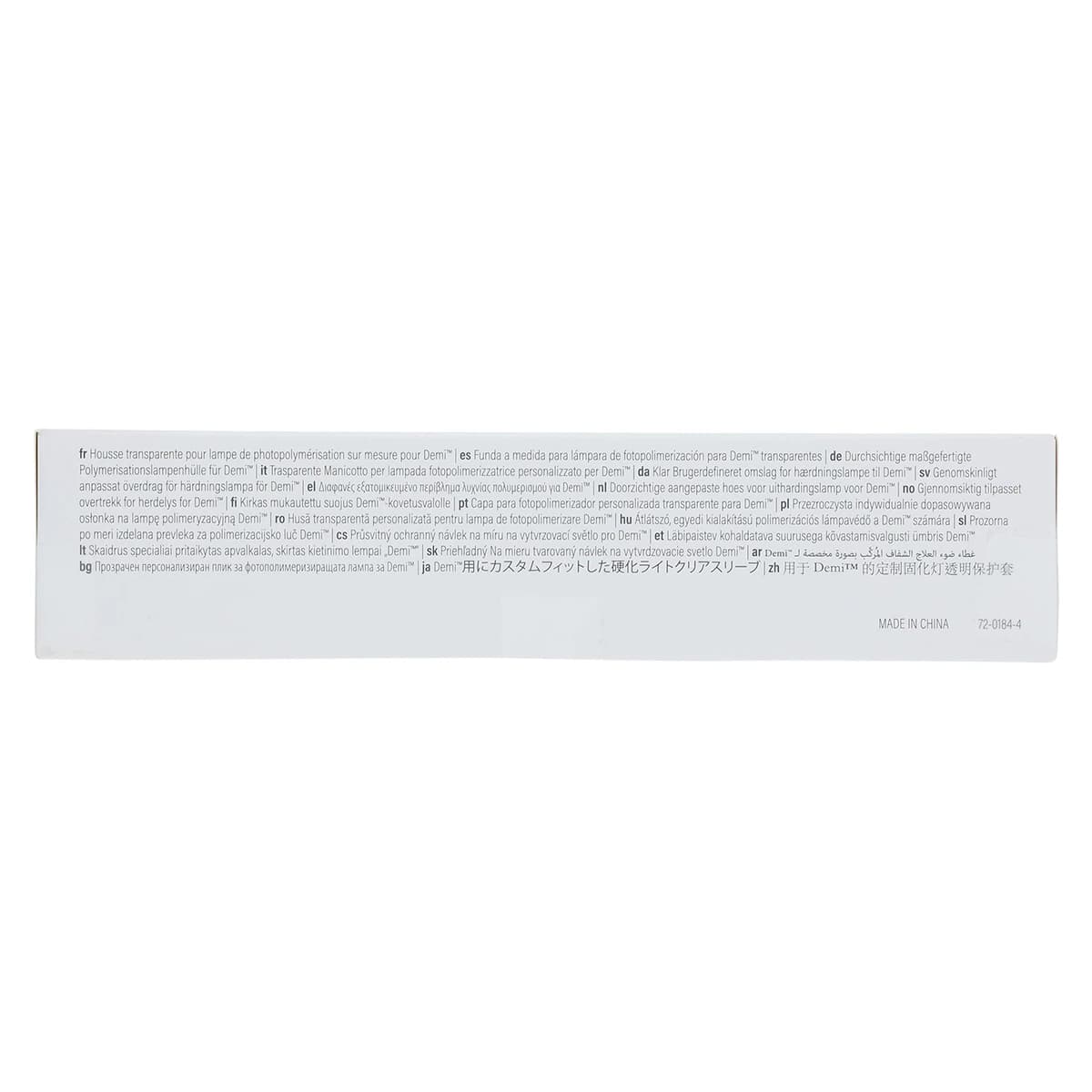 Kerr TotalCare Pinnacle Complete Curing Light Sleeves for Demi/Demi Plus, Clear, Disposable, 250/Box, DEMI250 thumbnail 3