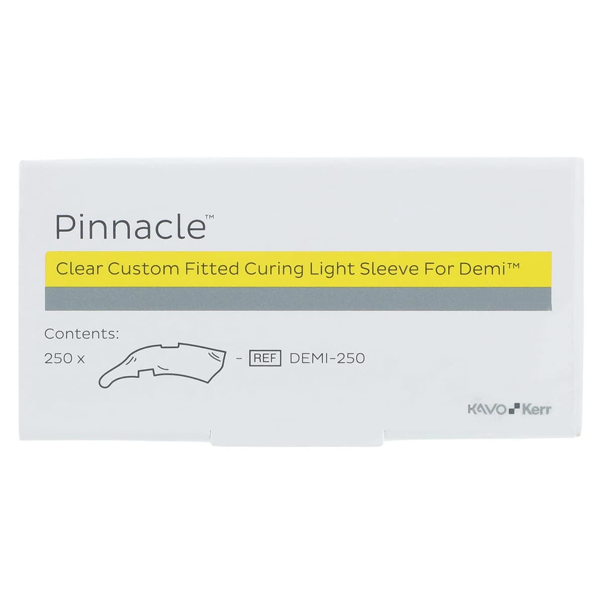 Kerr TotalCare Pinnacle Complete Curing Light Sleeves for Demi/Demi Plus, Clear, Disposable, 250/Box, DEMI250 thumbnail 6