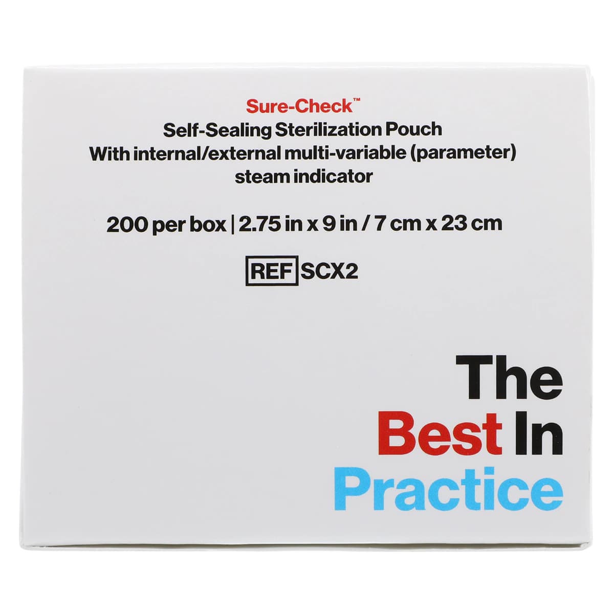 Crosstex Sure-Check Self-Seal Sterilization Pouches, 2.75" x 9", 200/Box, SCX2 thumbnail 5