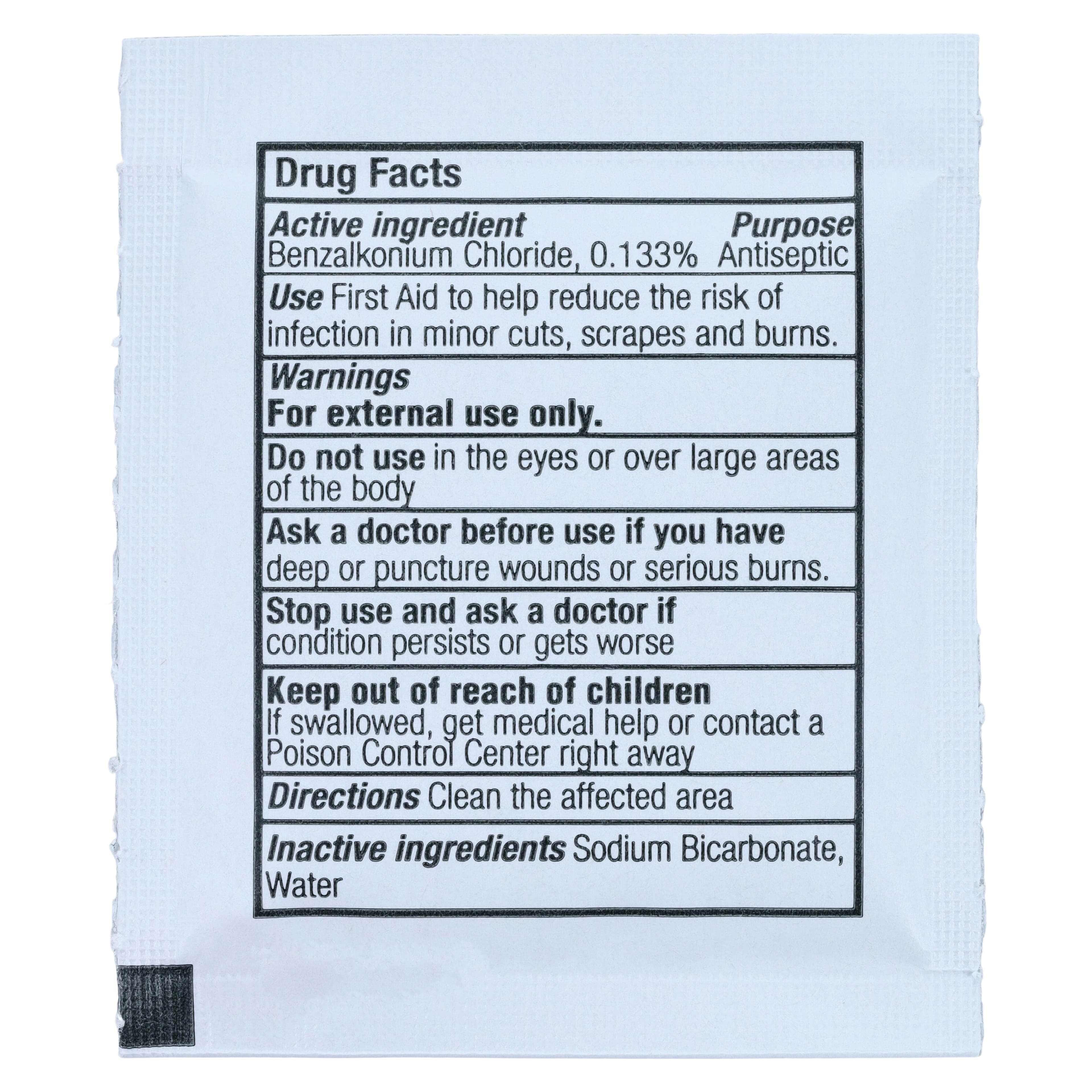 Dukal BZK Antiseptic Towelettes, 5x8" Non-Woven Cloth thumbnail 4