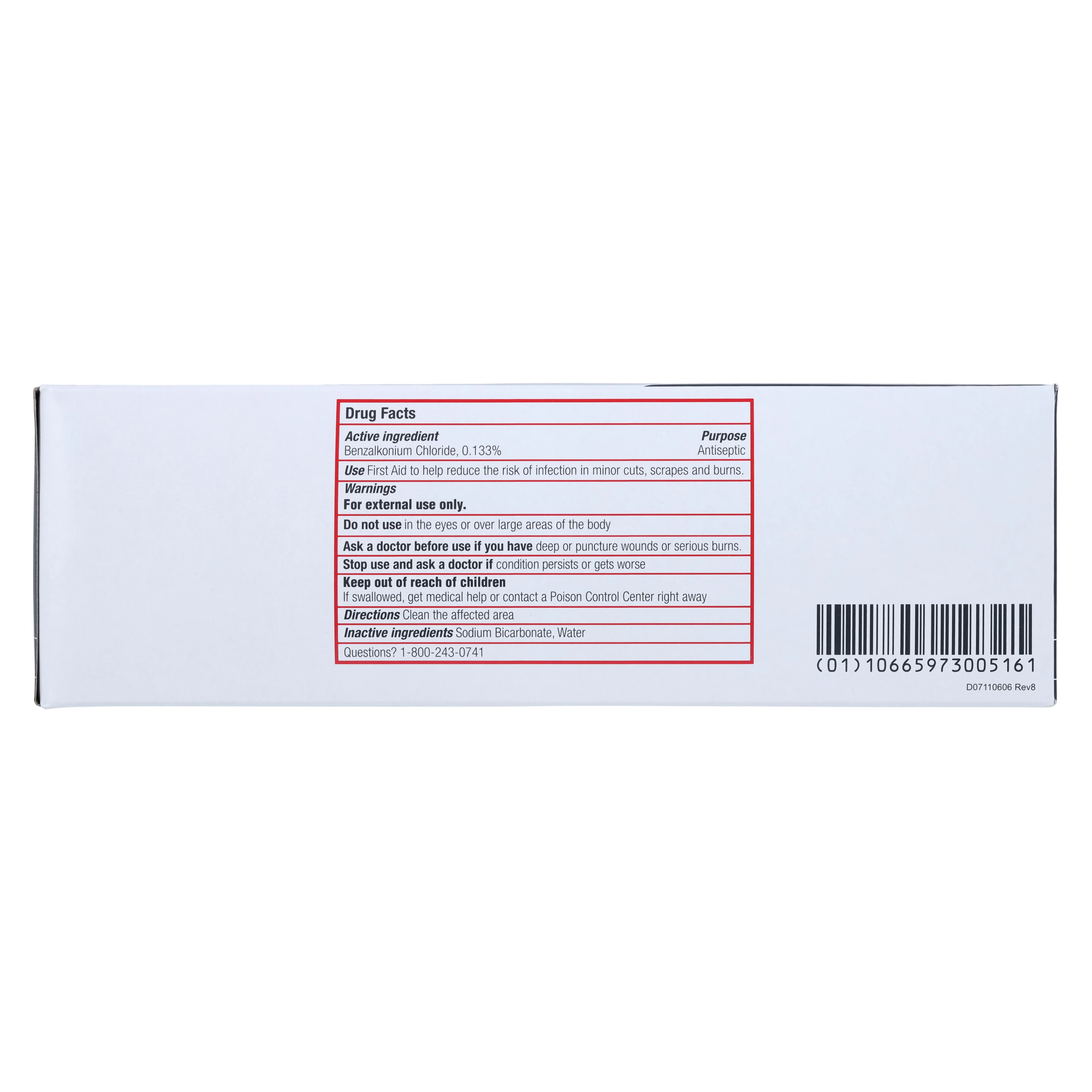 Dukal BZK Antiseptic Towelettes, 5x8" Non-Woven Cloth thumbnail 5