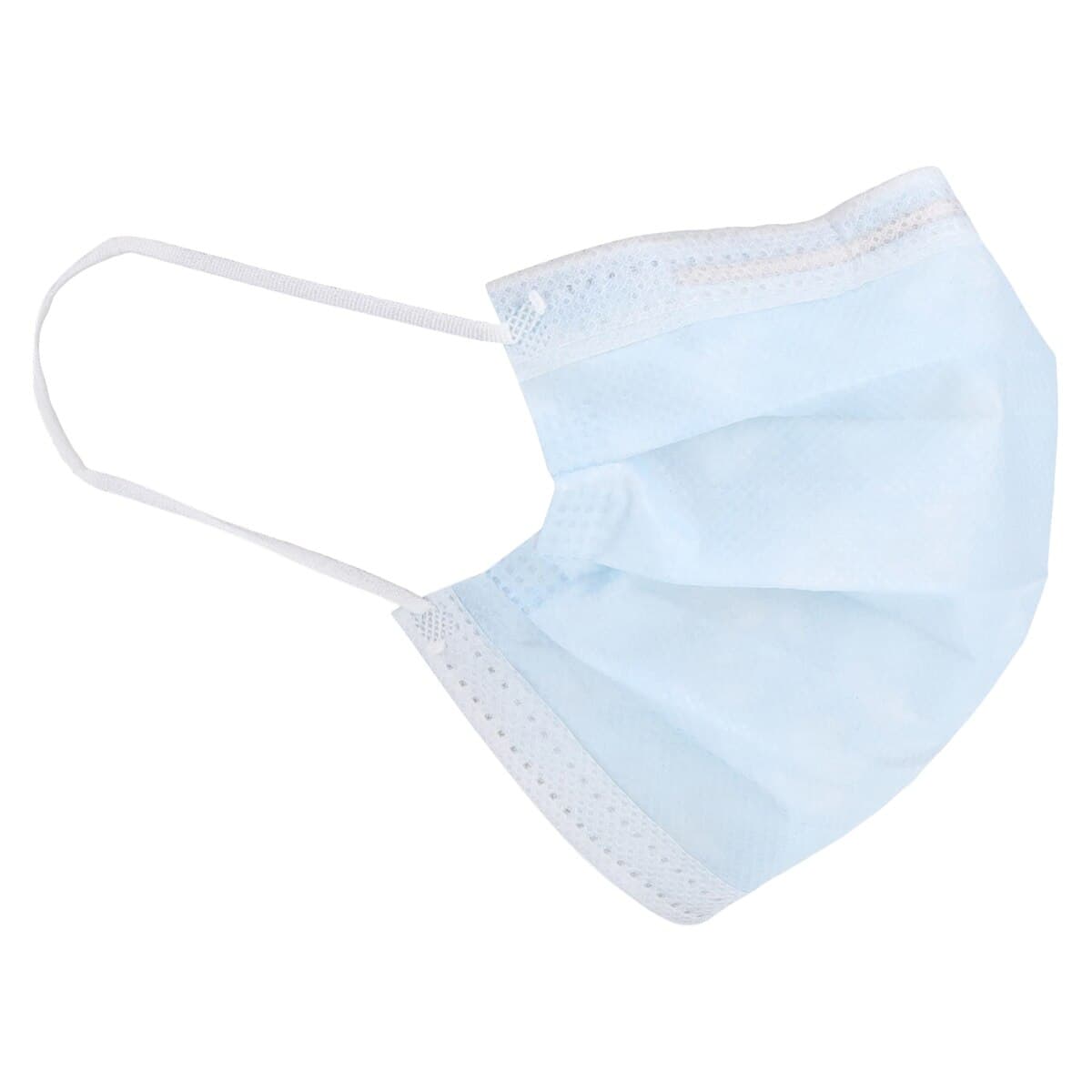 Crosstex Isofluid Earloop Face Masks, ASTM Level 1, Blue, 100/Box, GCIBL100 thumbnail 3