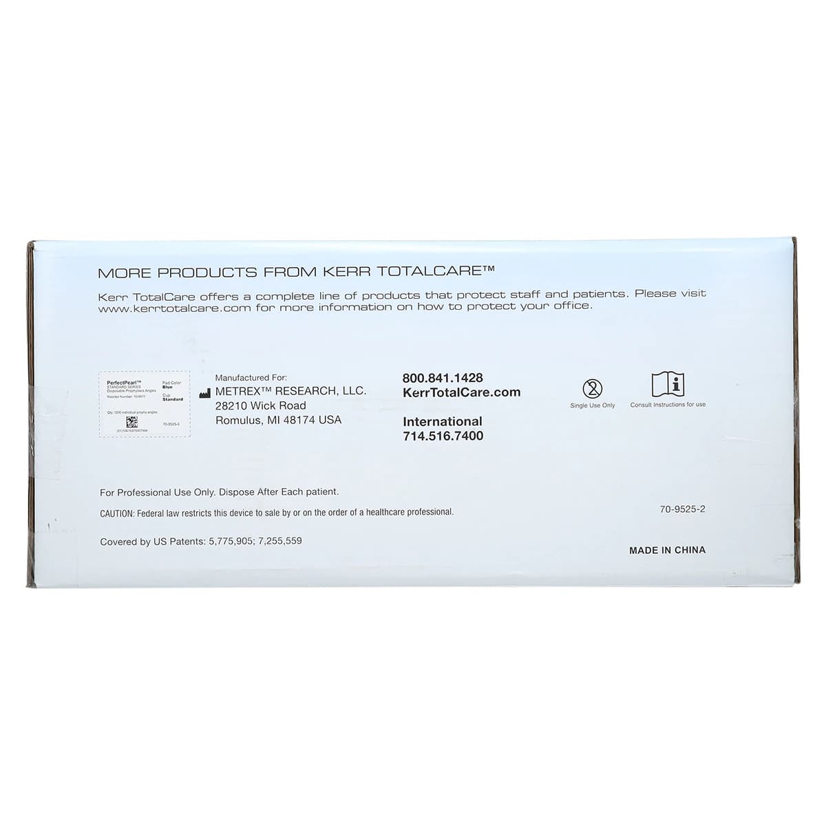 PerfectPearl Classic Disposable Prophy Angle, Dark Blue Cup, Standard, Latex-Free, Contra Angle, 1200/Box, 10-9511 thumbnail 4