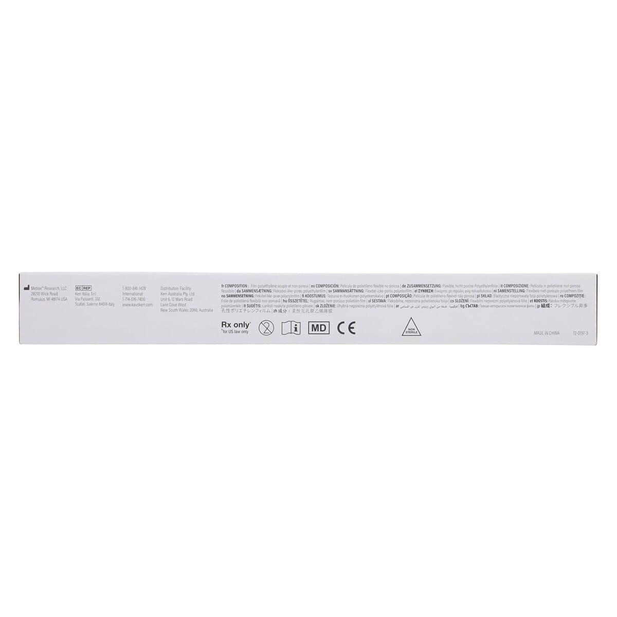 Pinnacle Headrest Covers, Clear Plastic, 9.5" x 11.5", 250/Box, 3511 thumbnail 5