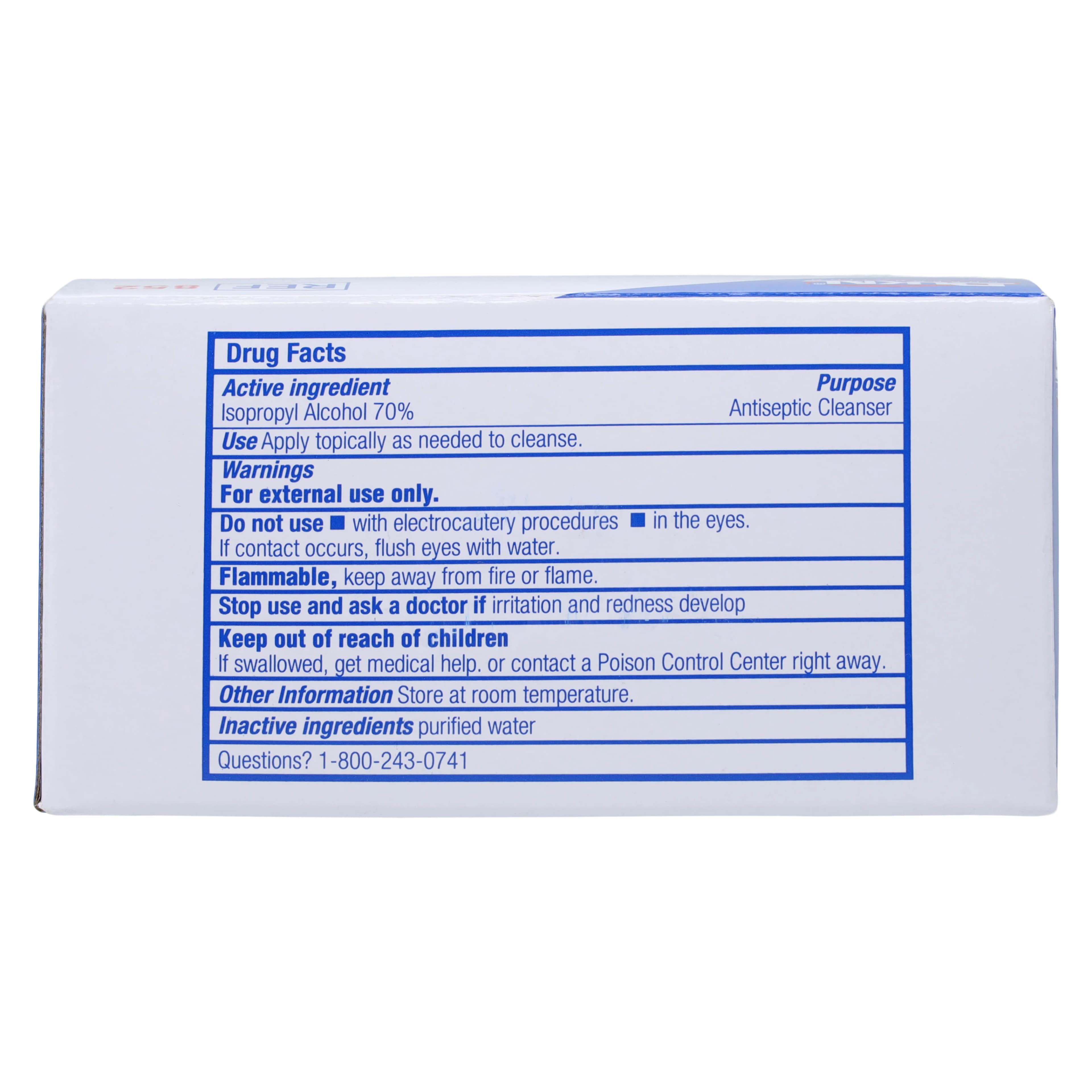 Dukal Alcohol Prep Pad, 70% Isopropyl Alcohol, Non-Sterile, 2-Ply, 1x1", White thumbnail 4
