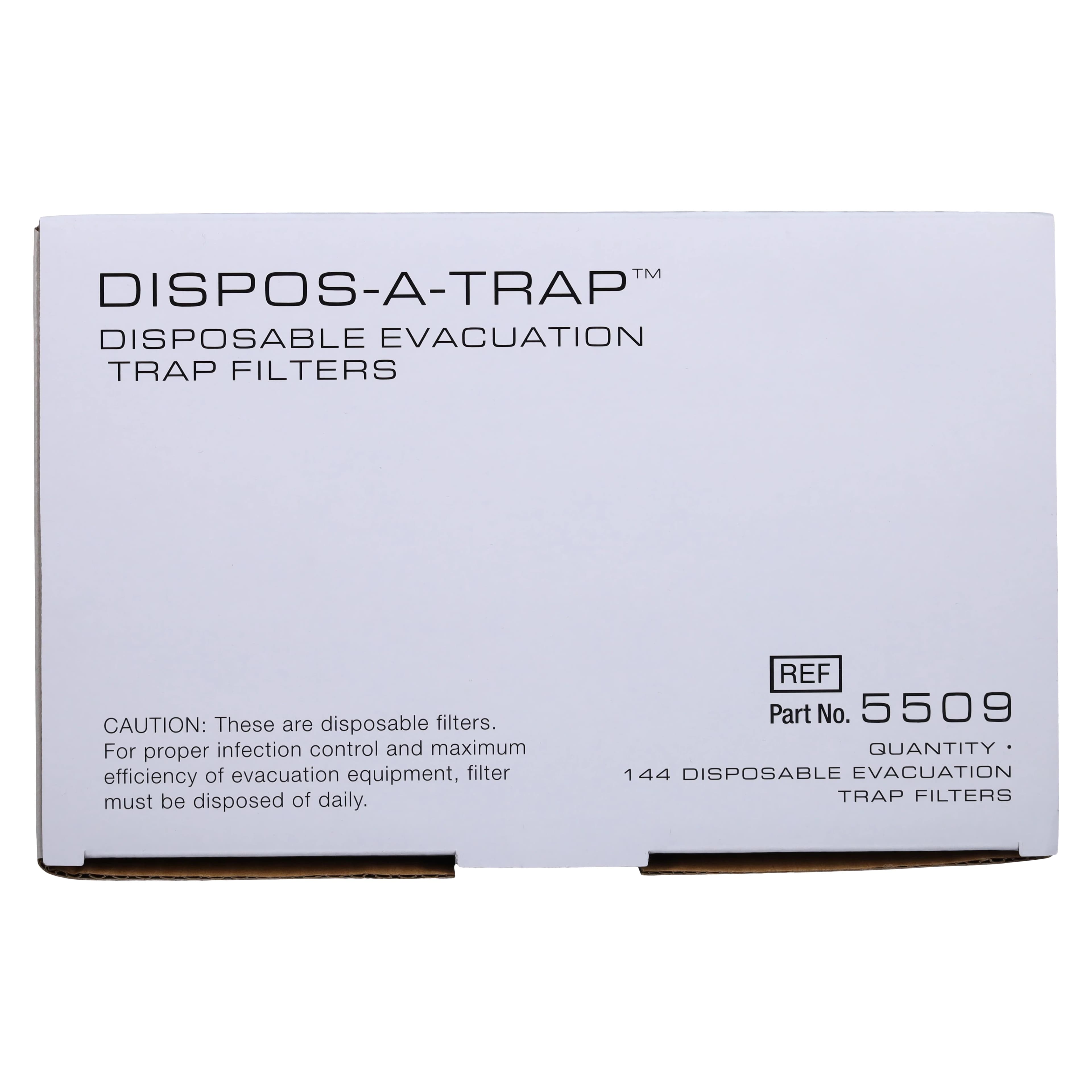 Kerr Dispos-A-Trap Disposable Evacuation Trap, Model 5509, 1.5" Diameter, Fits DCI/Belmont Reality 6000, 144/Box thumbnail 6