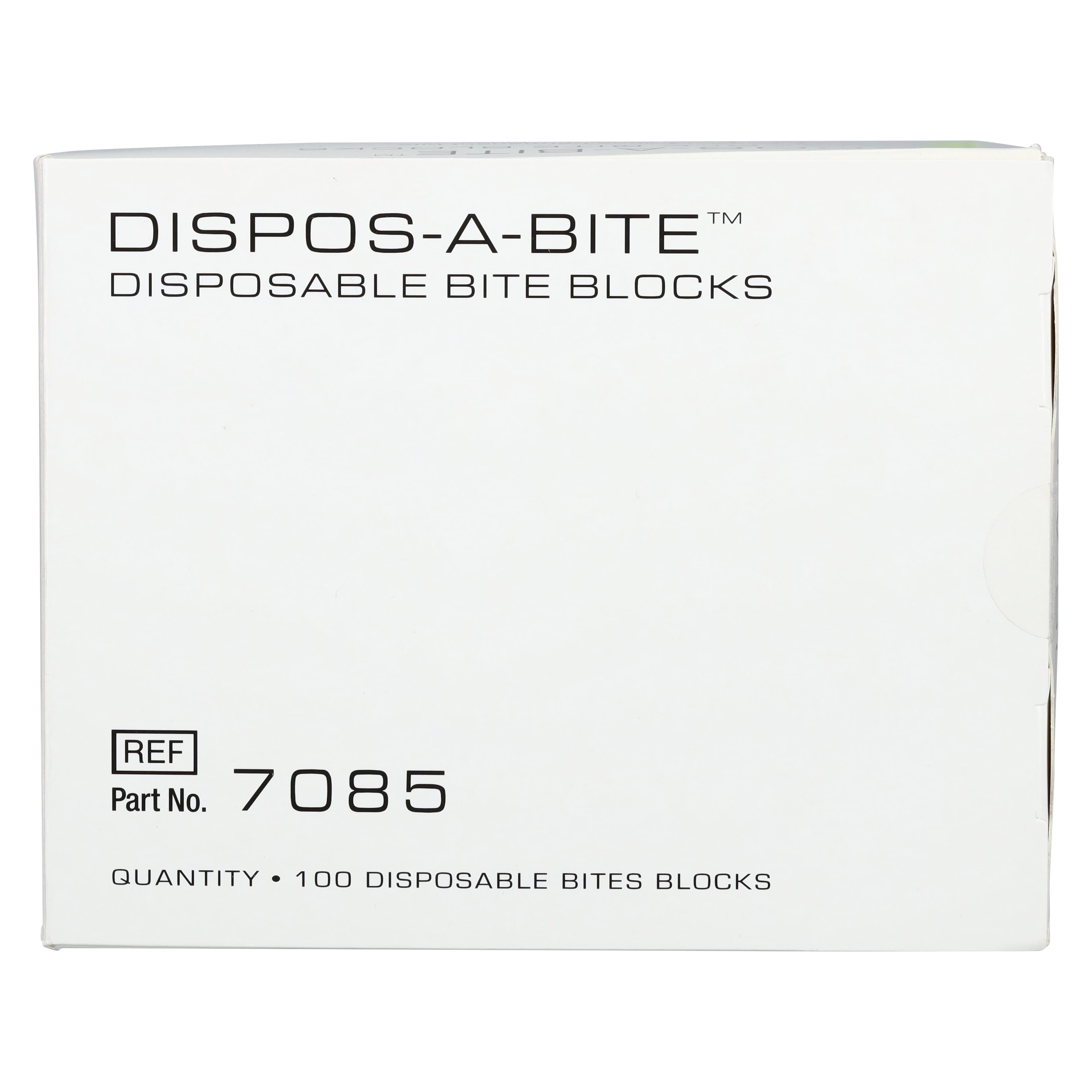 Kerr Dispos-a-Bite Disposable Bite Block for Yoshida/Kaycor Panoura, White, 100/Box, #7085C thumbnail 4