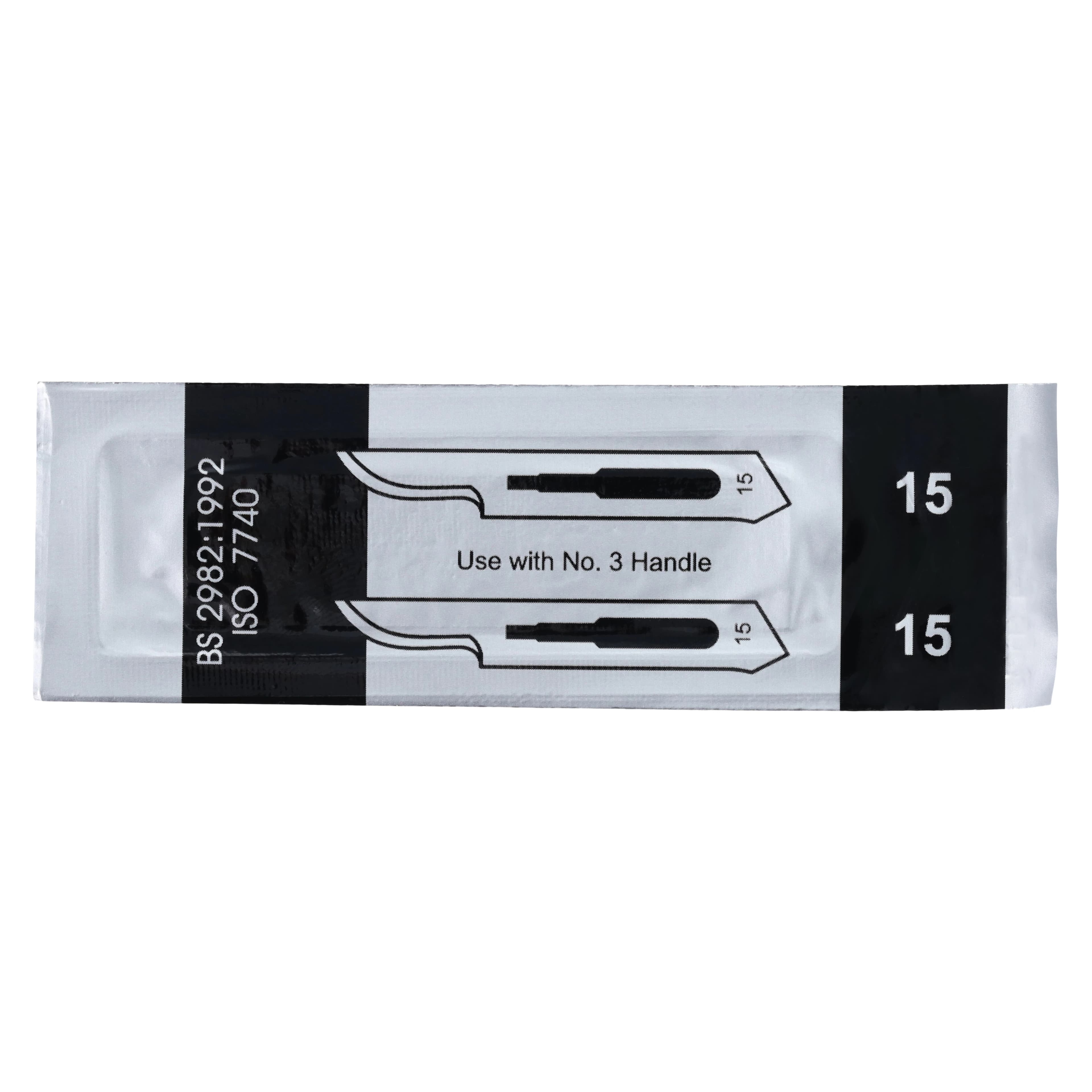 Propper Sterile Carbon Steel Surgical Blades, #15, Box of 150 thumbnail 3