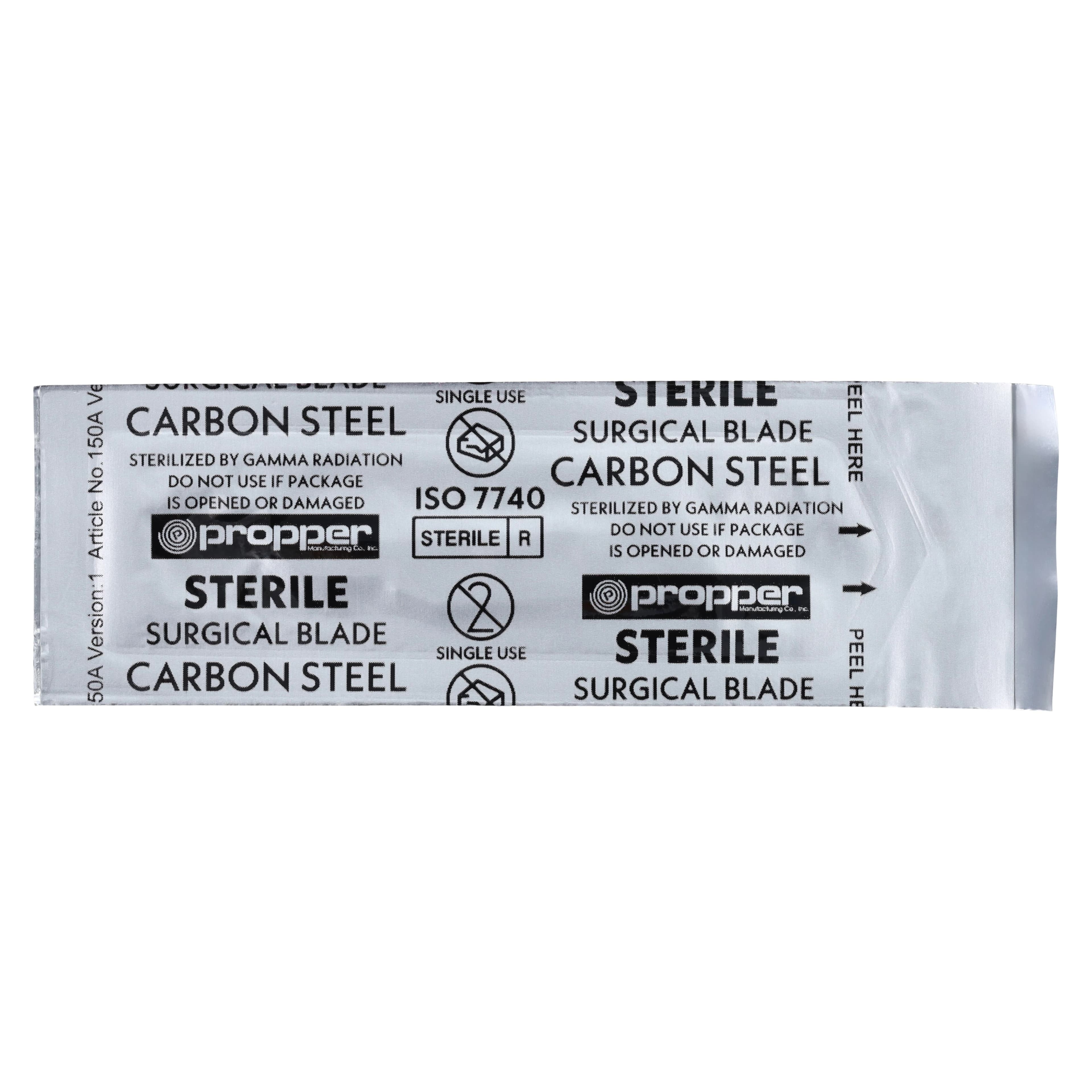 Propper Sterile Carbon Steel Surgical Blades, #15, Box of 150 thumbnail 4