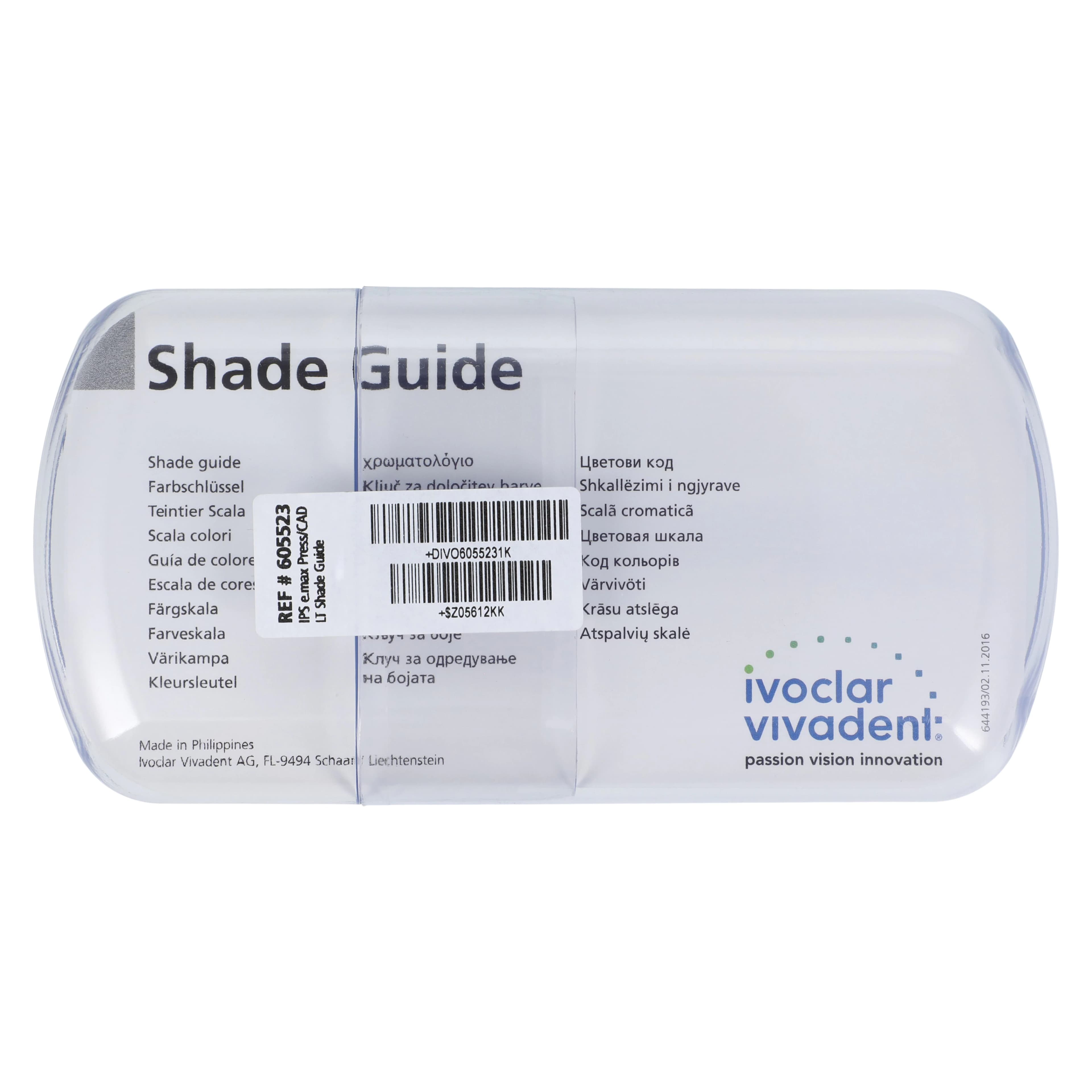 IPS e.max® Press/CAD Shade Guide - Low Translucency (LT), 20 Shade Samples thumbnail 3