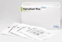 OptraDam Plus Assortment, Preframed Latex Rubber Dam, Regular & Small Sizes, 50/Box, 627401AN - OptraDam Plus Assortment Box of 50 - Image 1