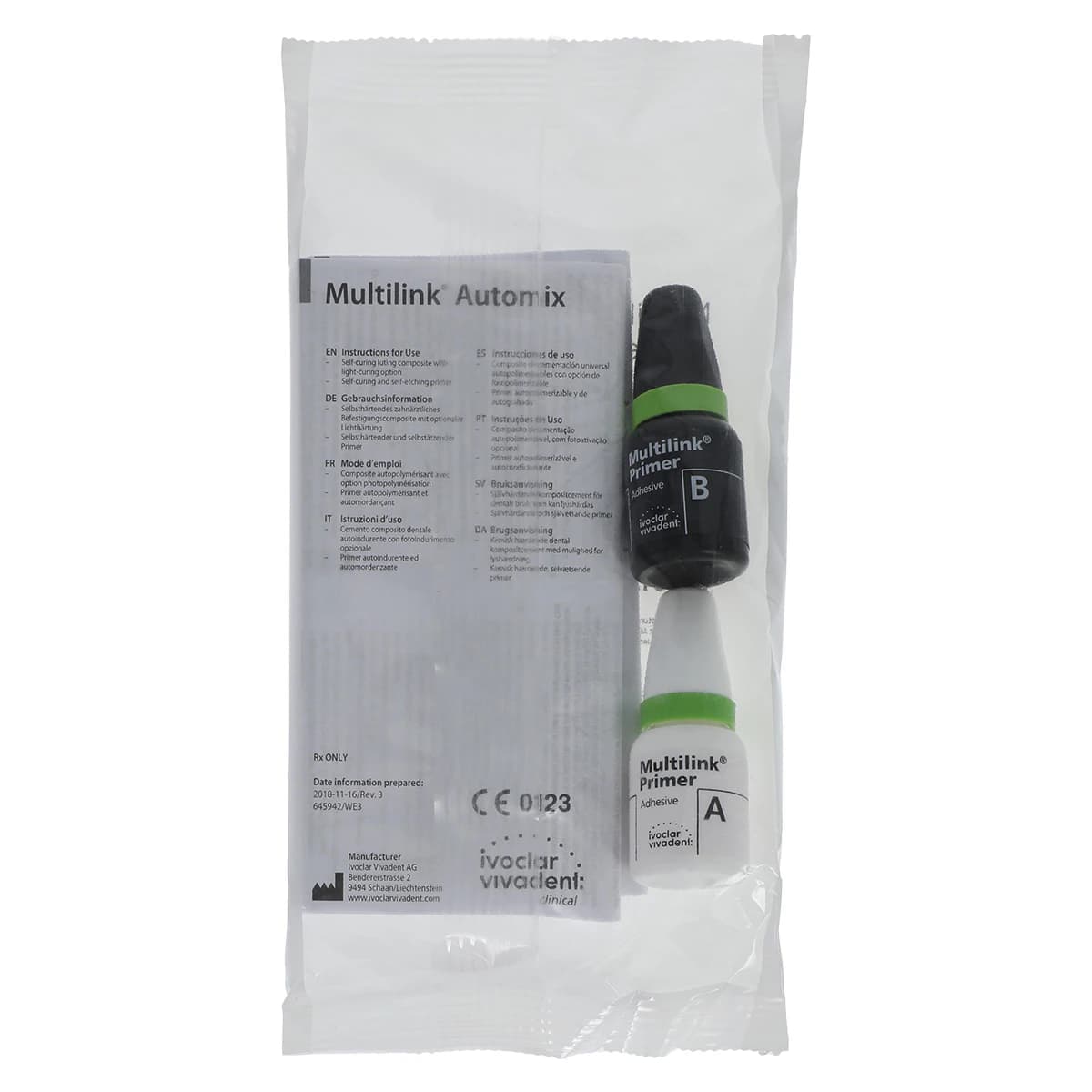 Multilink Primer A & B Refill, 2 x 3 g Bottles, 576825WW thumbnail 3