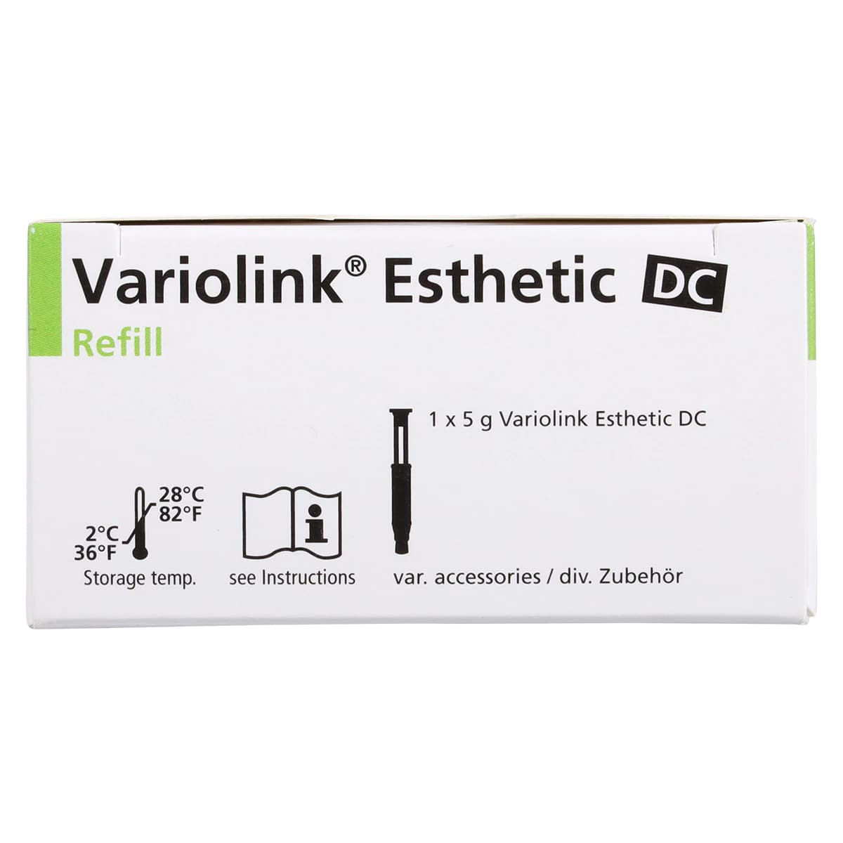 Variolink Esthetic DC Dual-Cure Luting Cement Refill, Neutral Shade, 5g Automix Syringe, 10 Mixing Tips, 666119WW thumbnail 8