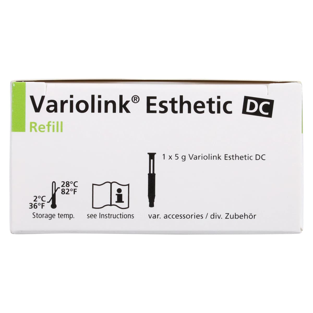 Variolink Esthetic DC Dual-Curing Luting Composite Refill, Warm Shade, 5g Automix Syringe, 10 Mixing Tips, 666120WW thumbnail 7