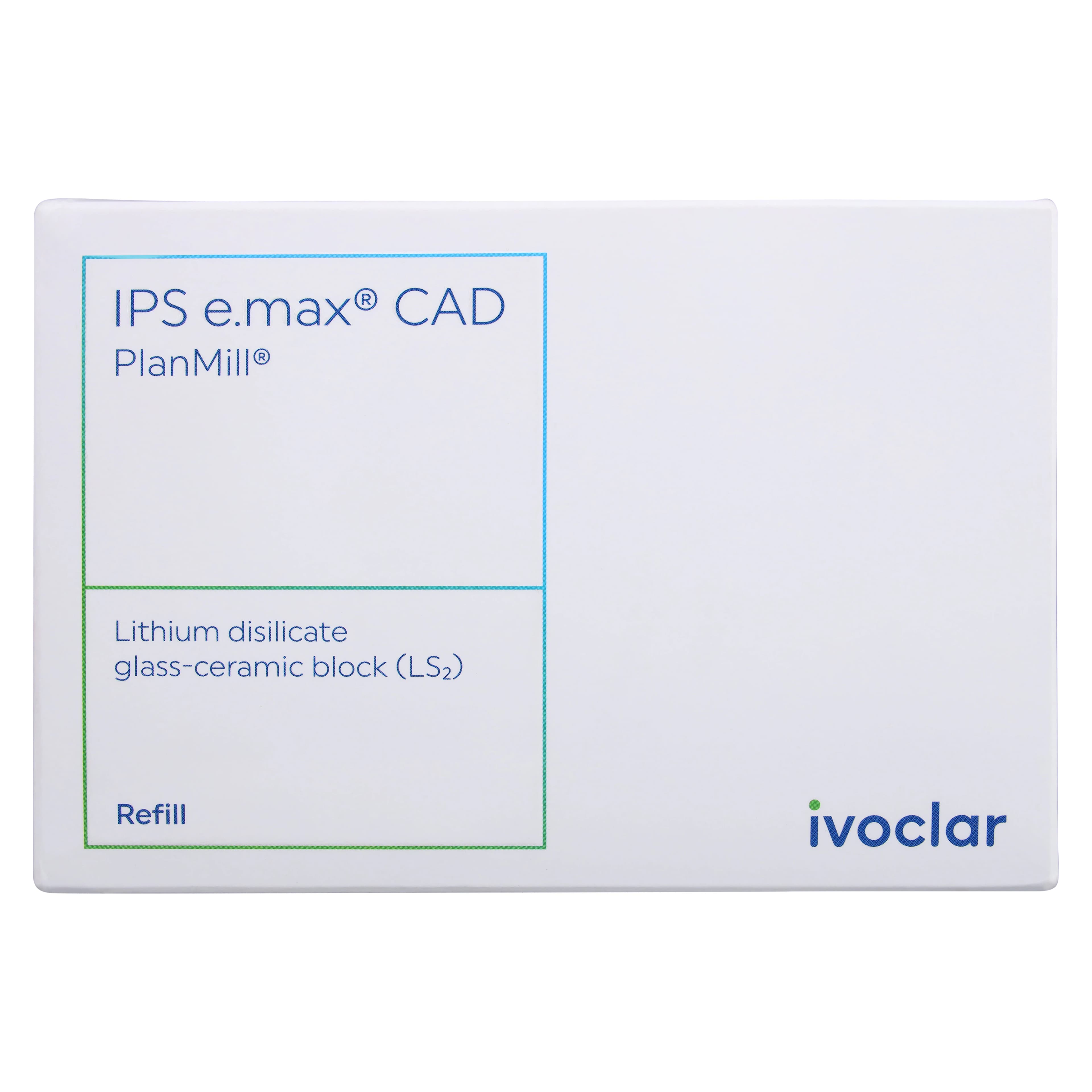 IPS e.max CAD PlanMill MT A2 C14 Milling Blocks, Medium Translucency, Lithium Disilicate, 5/Pkg thumbnail 5
