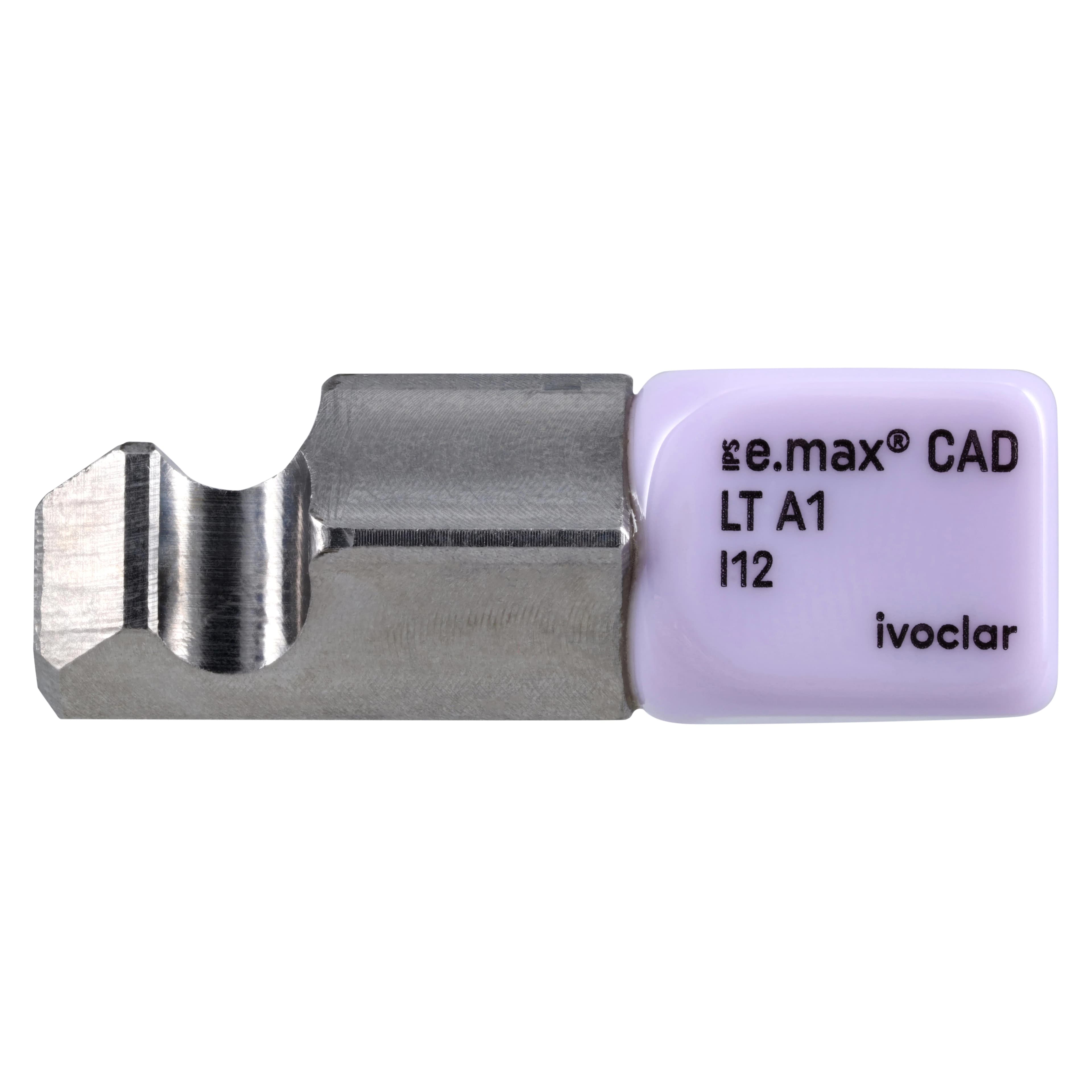 IPS e.max CAD PlanMill Blocks, Low Translucency, Shade A1, I12, 5/Box thumbnail 2
