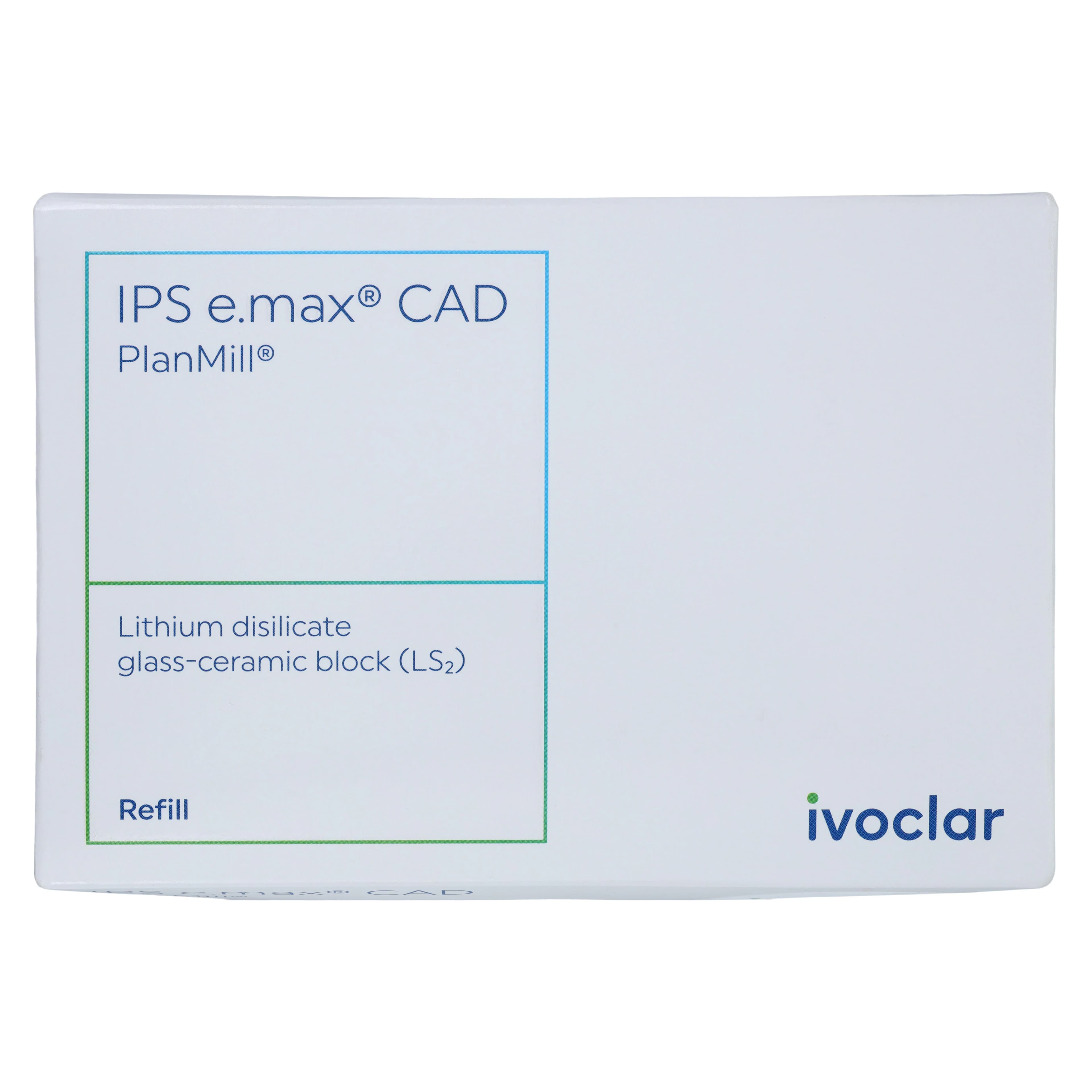 IPS e.max CAD PlanMill LT I12 A3 Lithium Disilicate Milling Blocks, Low Translucency, Shade A3, 5/Box thumbnail 5