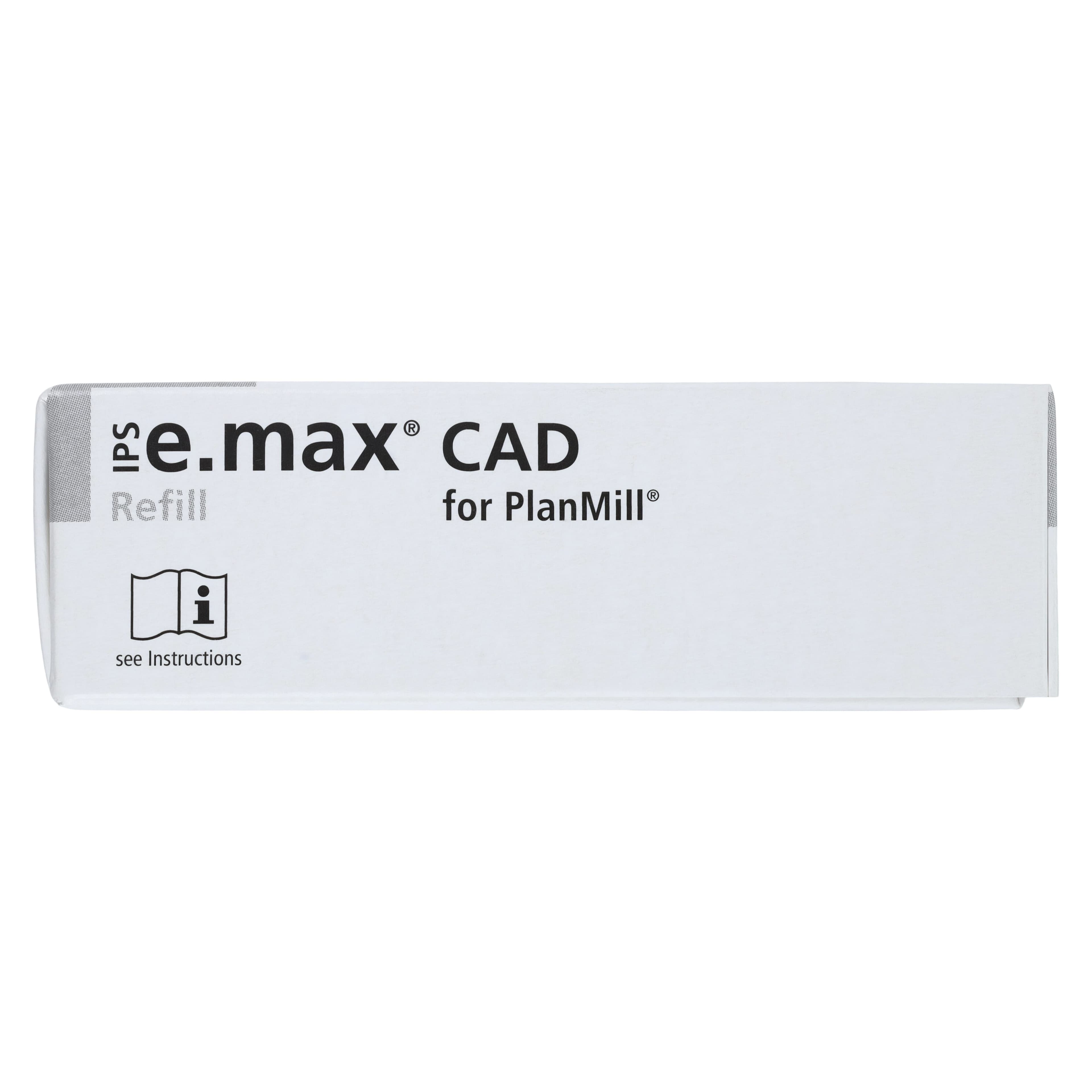 IPS e.max CAD PlanMill Blocks, Low Translucency, Shade D4, I12, 5/Box thumbnail 6