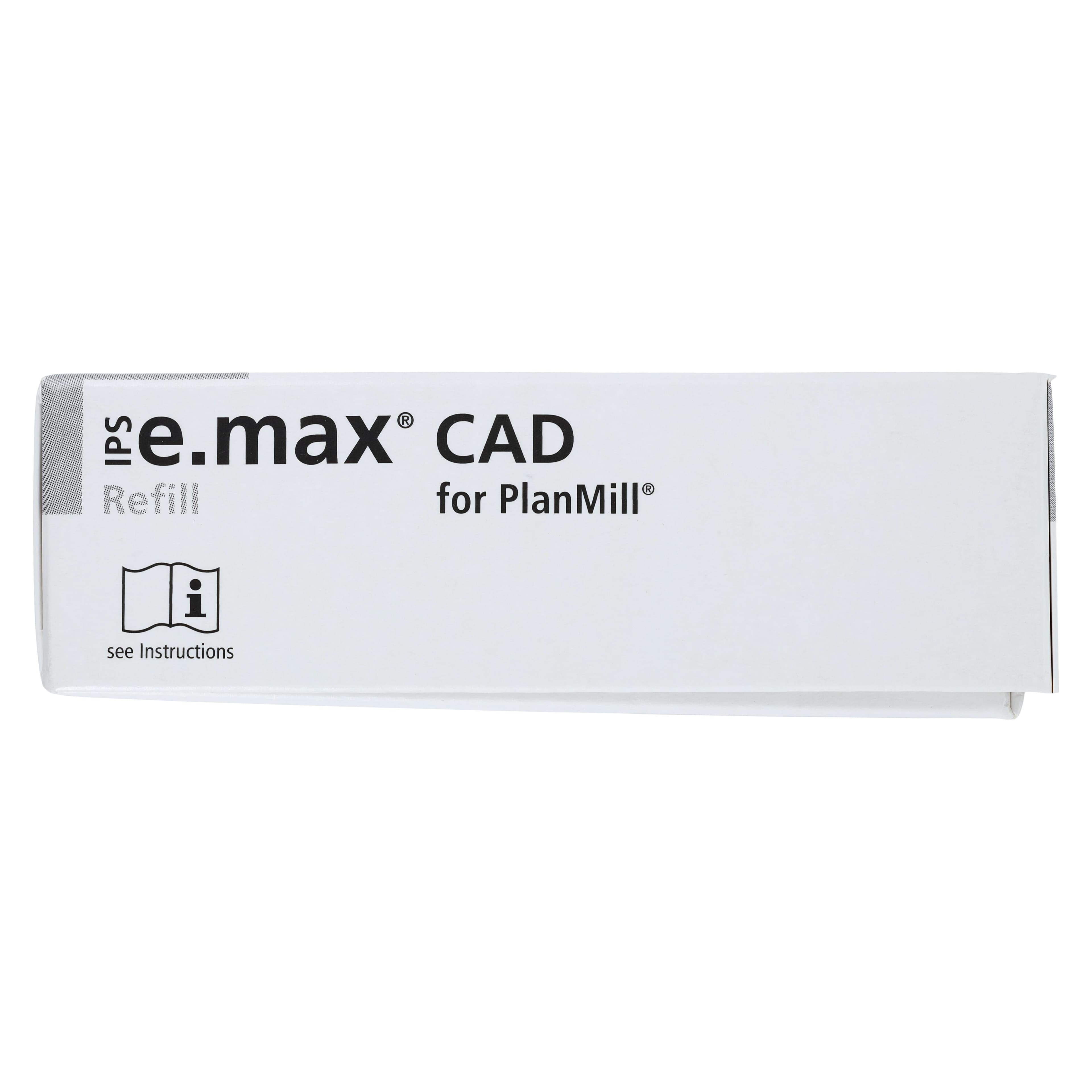 IPS e.max CAD PlanMill Blocks, Low Translucency, Shade BL1, I12, 5/Pkg thumbnail 6