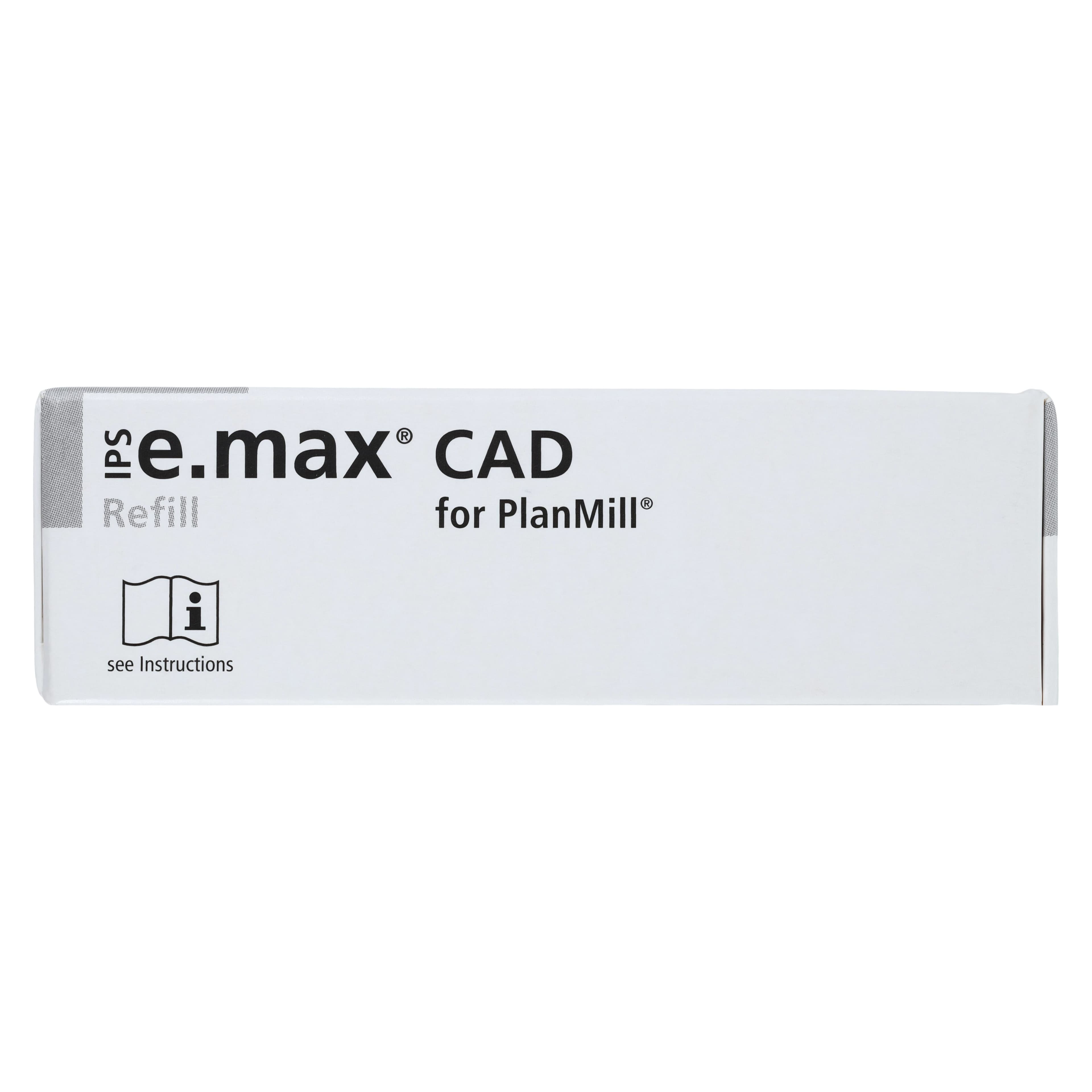 IPS e.max CAD PlanMill Blocks LT I12 Shade BL3, Low Translucency, Lithium Disilicate, 5/Box thumbnail 6