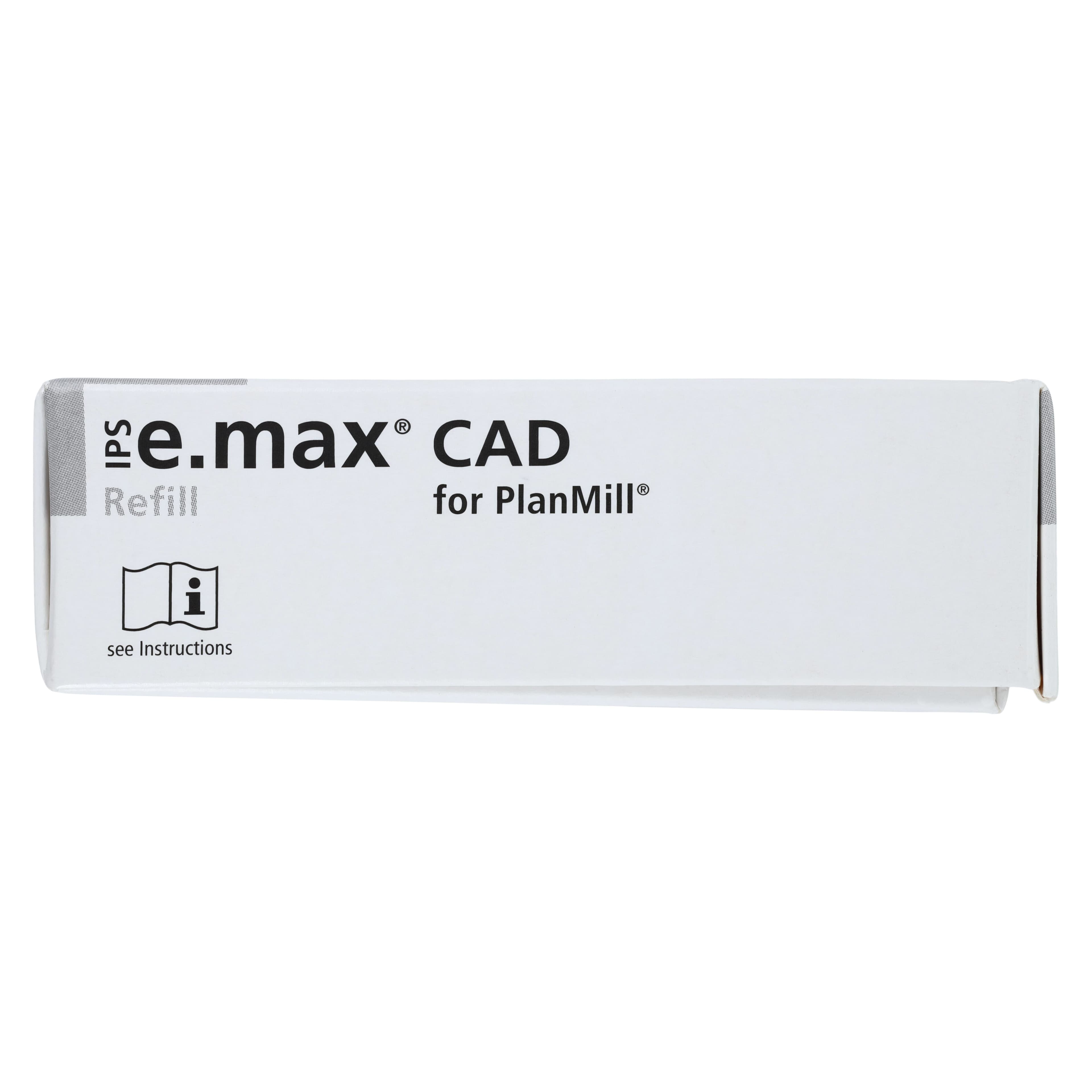 IPS e.max CAD PlanMill Blocks LT I12 BL4, Low Translucency, Lithium Disilicate, 5/Box thumbnail 6
