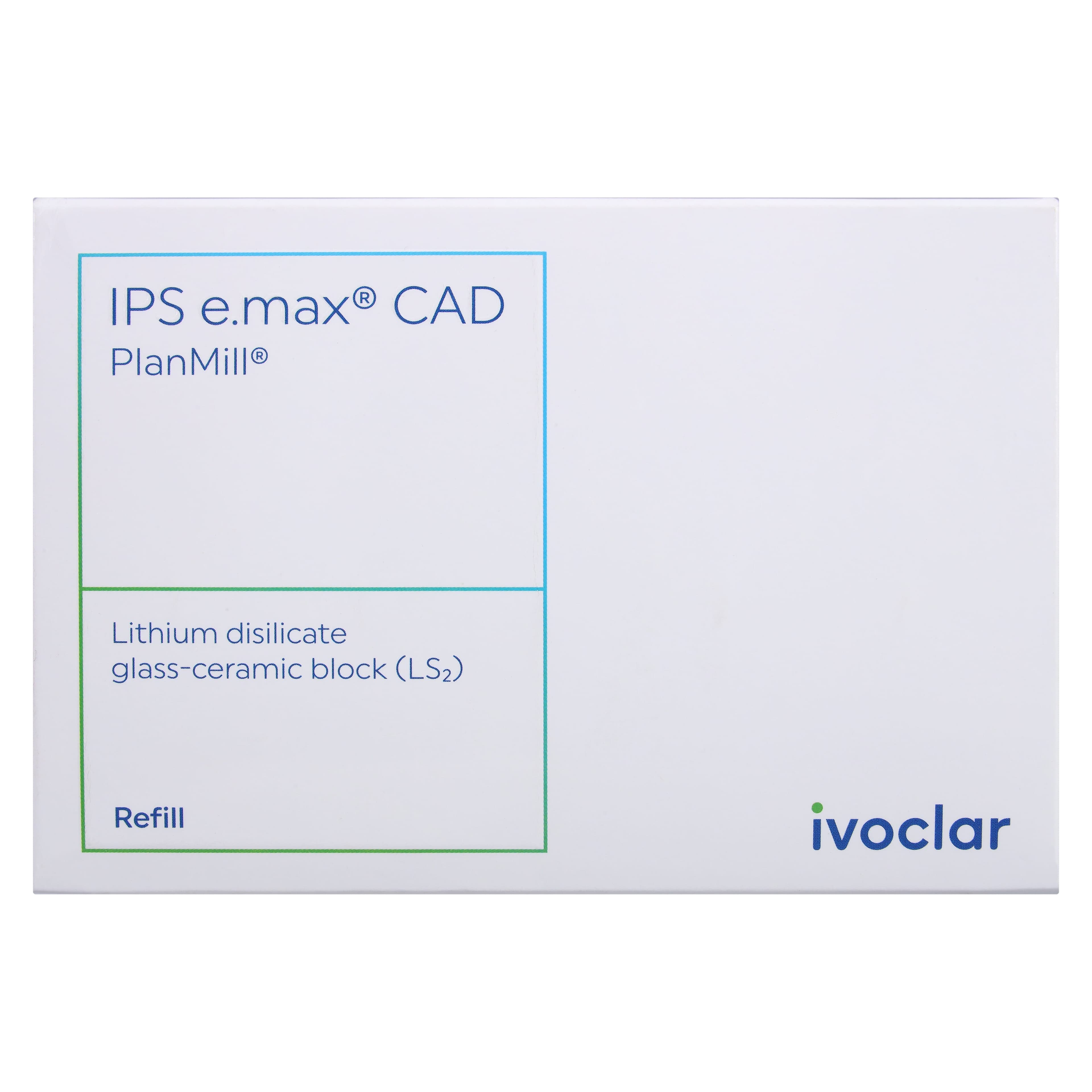 IPS e.max CAD PlanMill Blocks, Low Translucency (LT), Shade A1, Size C14, 5/Box thumbnail 5