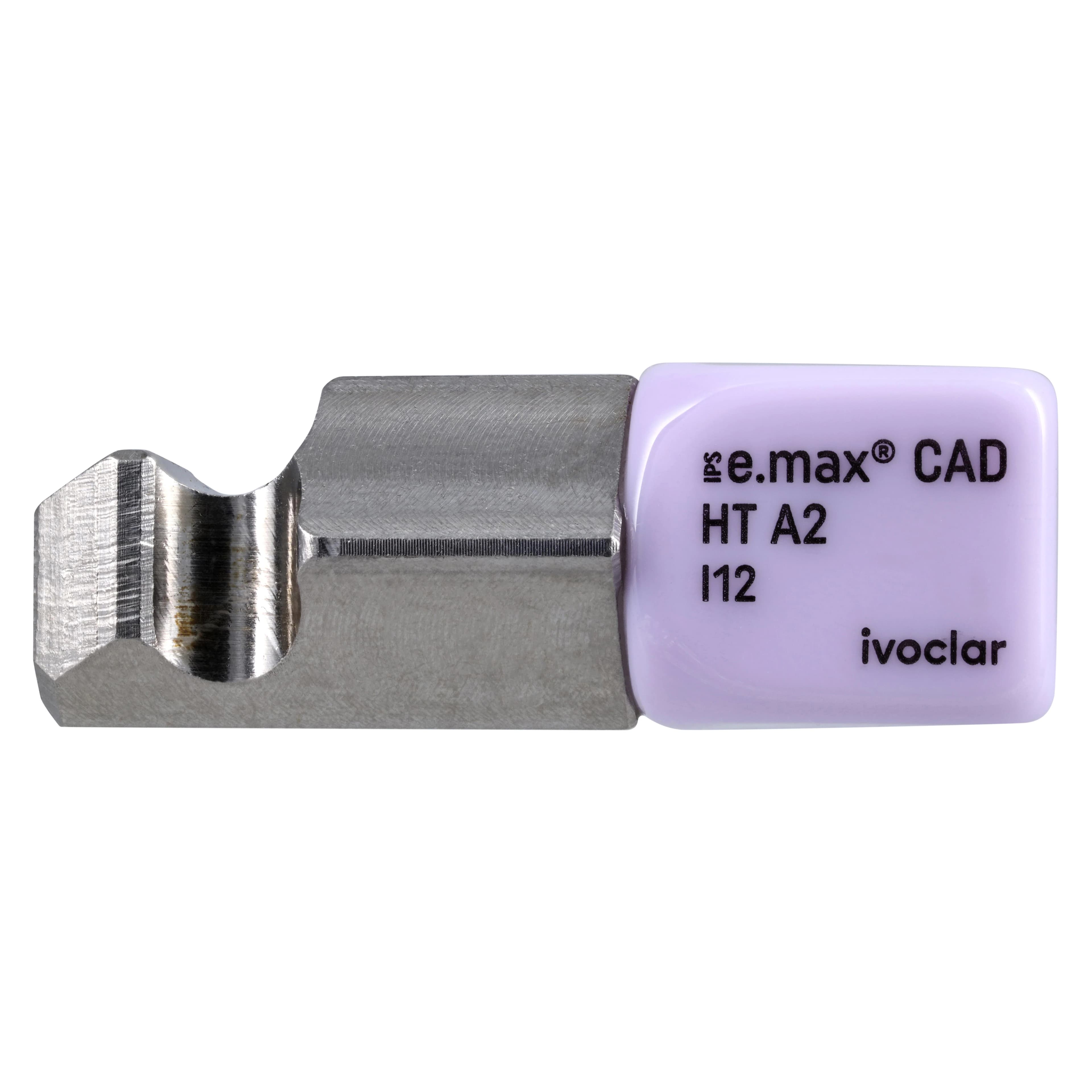 IPS e.max CAD PlanMill HT A2 I12 Milling Blocks, High Translucency, Shade A2, 5/Box - IPS e.max CAD Blocks PlanMill HT A2 I12 (5) - Image 1