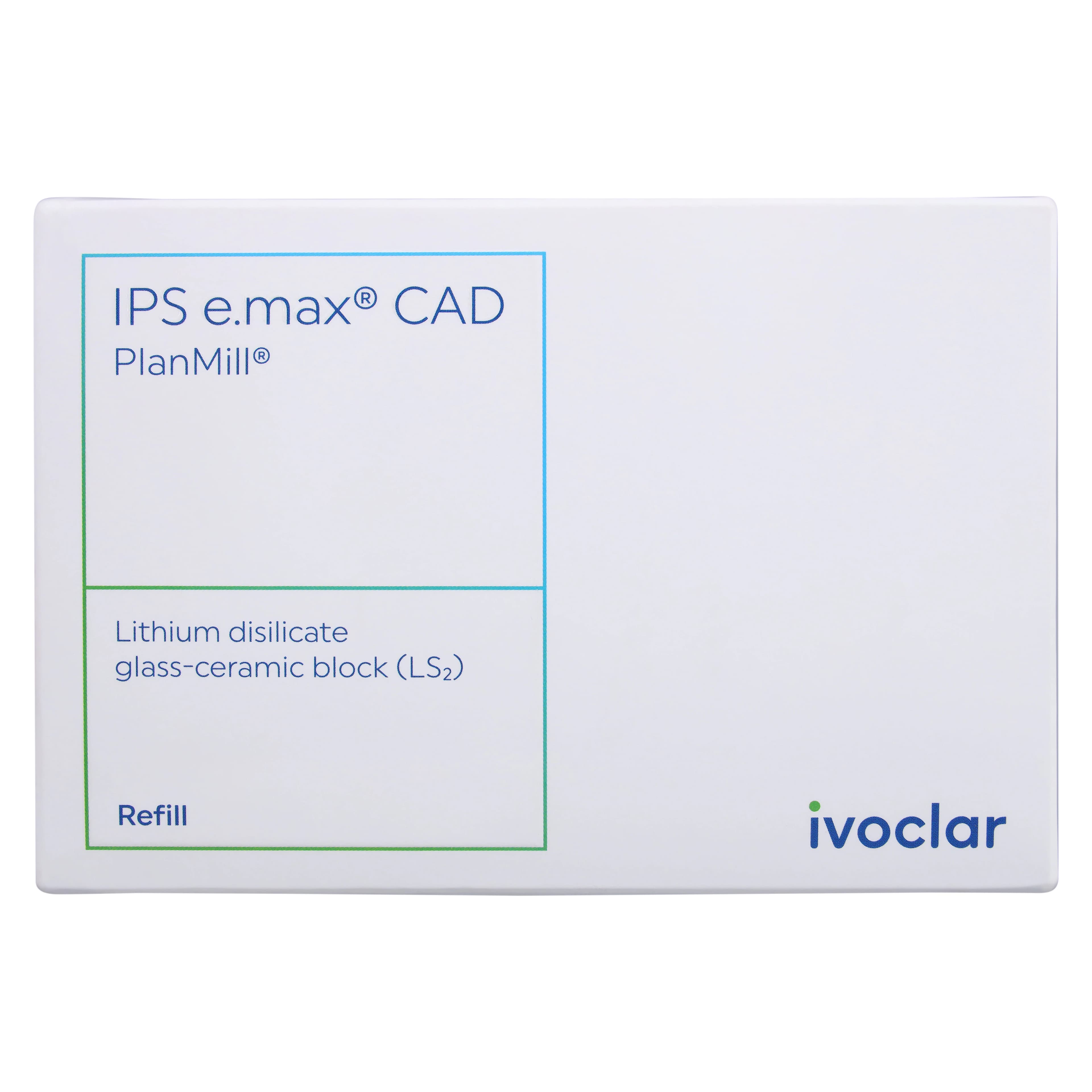 IPS e.max CAD PlanMill HT A2 I12 Milling Blocks, High Translucency, Shade A2, 5/Box thumbnail 5