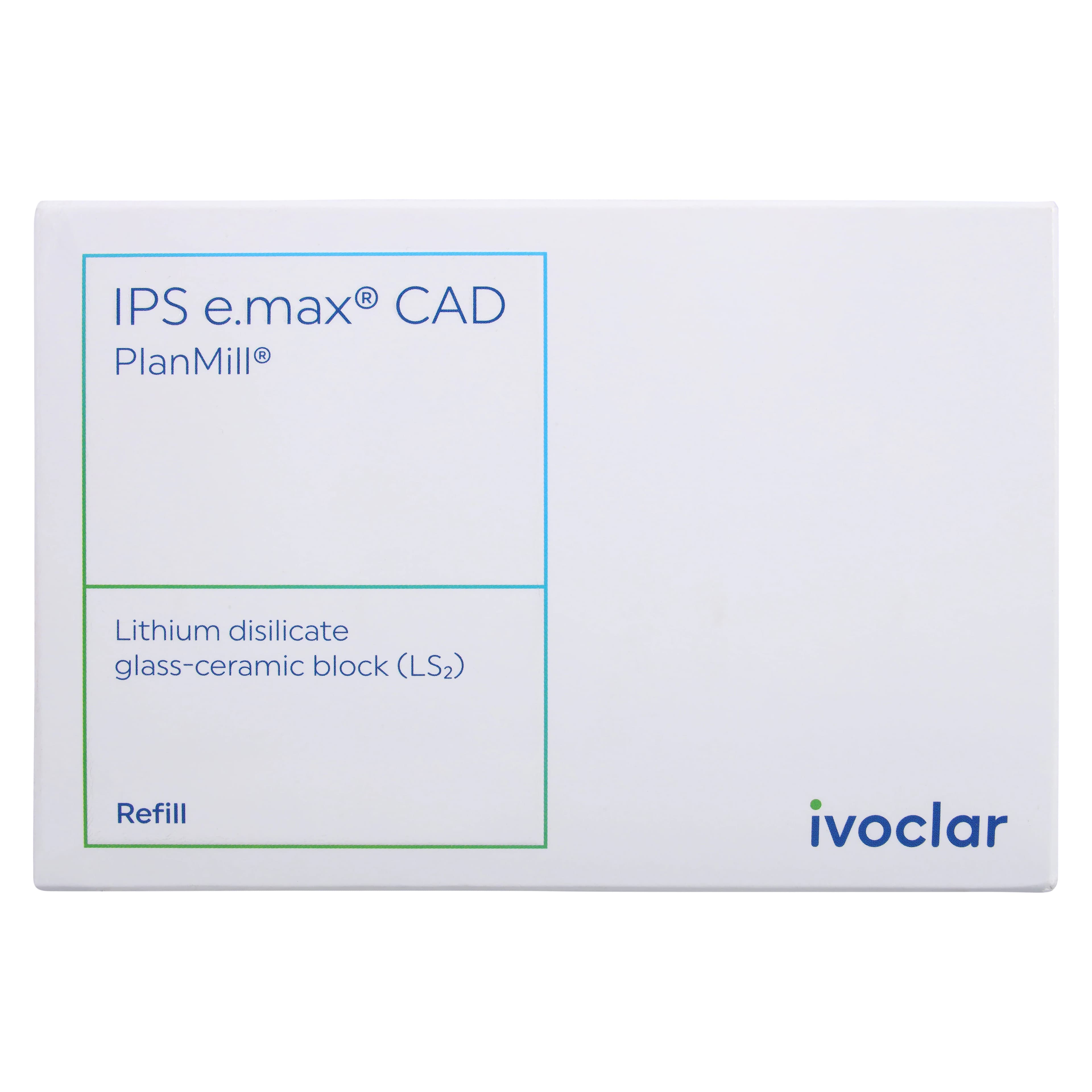 IPS e.max CAD PlanMill HT I12 A3 Lithium Disilicate Milling Blocks, High Translucency, Shade A3, 5/Box thumbnail 5