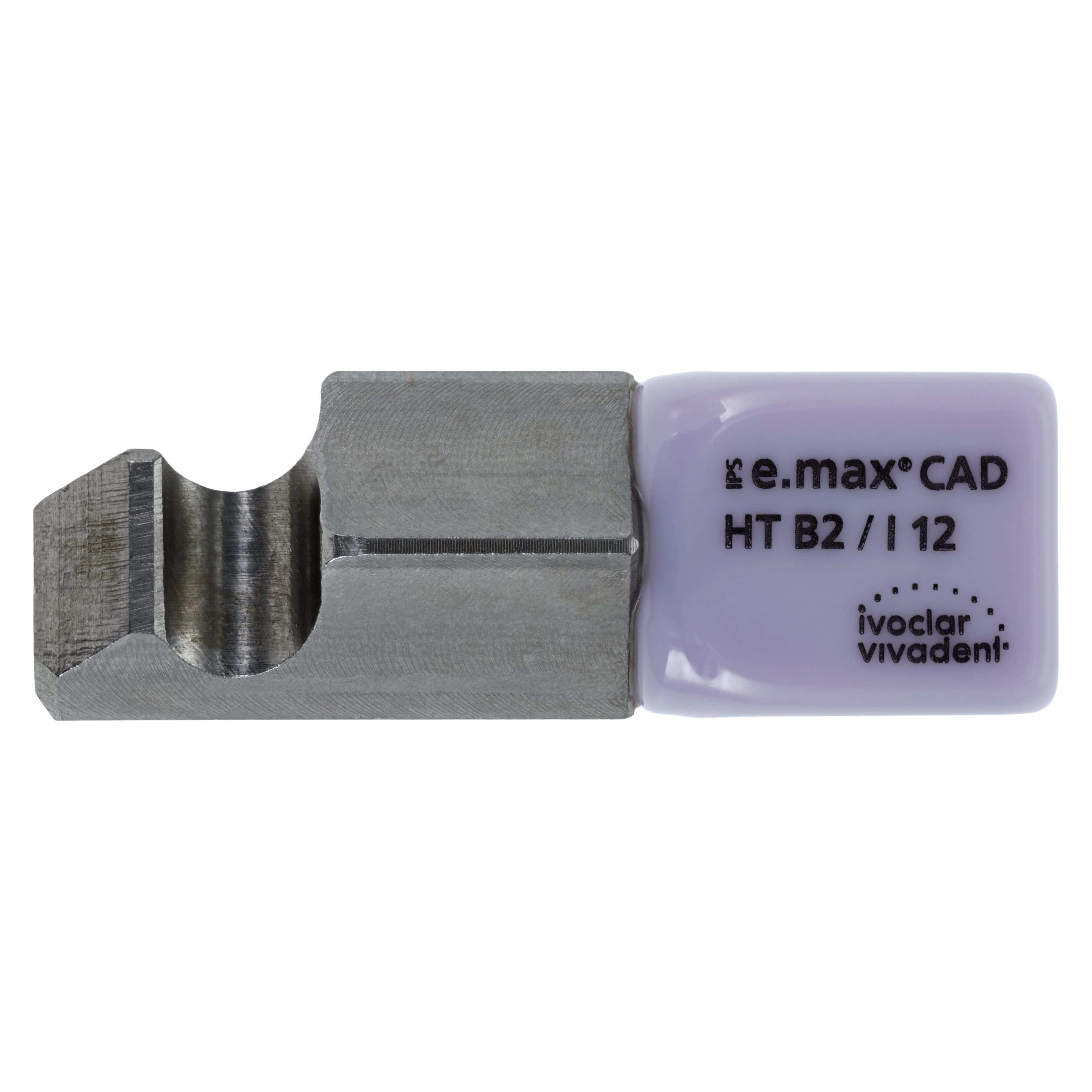 IPS e.max CAD PlanMill Blocks, High Translucency, Shade B2, I12, 5/Box - IPS e.max CAD Blocks PlanMill HT B2 I12 (5) - Image 1