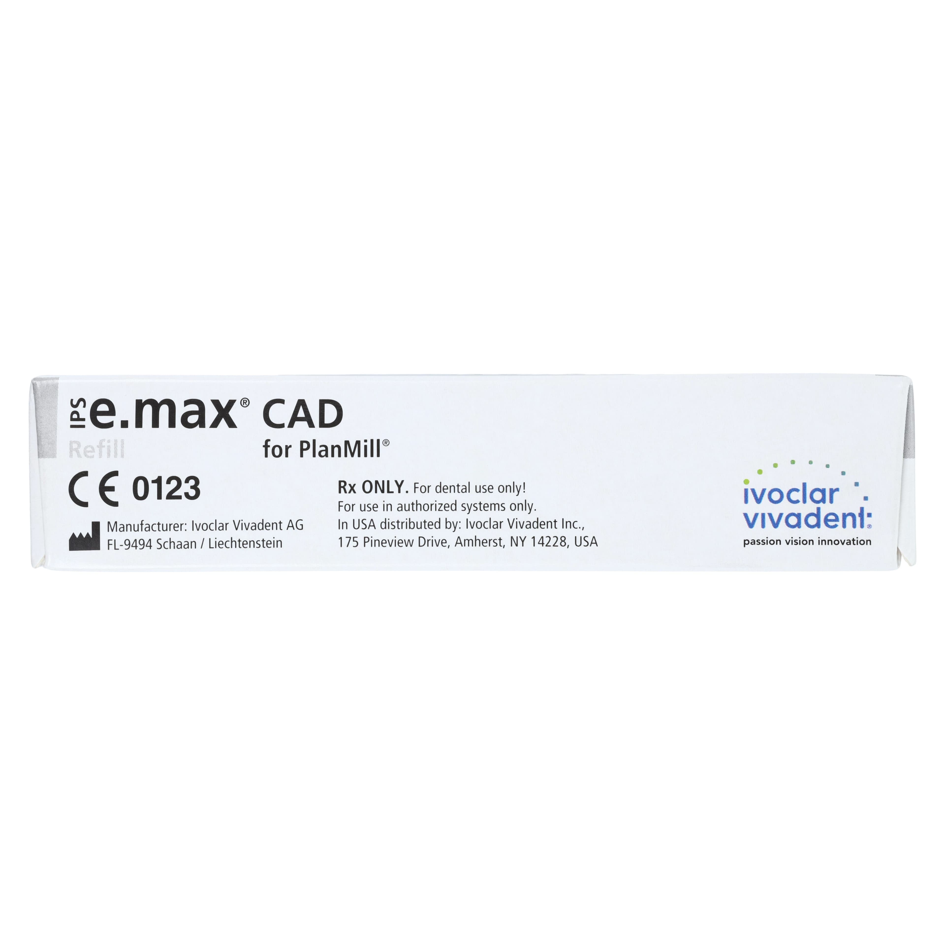 IPS e.max CAD PlanMill Blocks, High Translucency, C14, Shade D2, 5/Box thumbnail 5