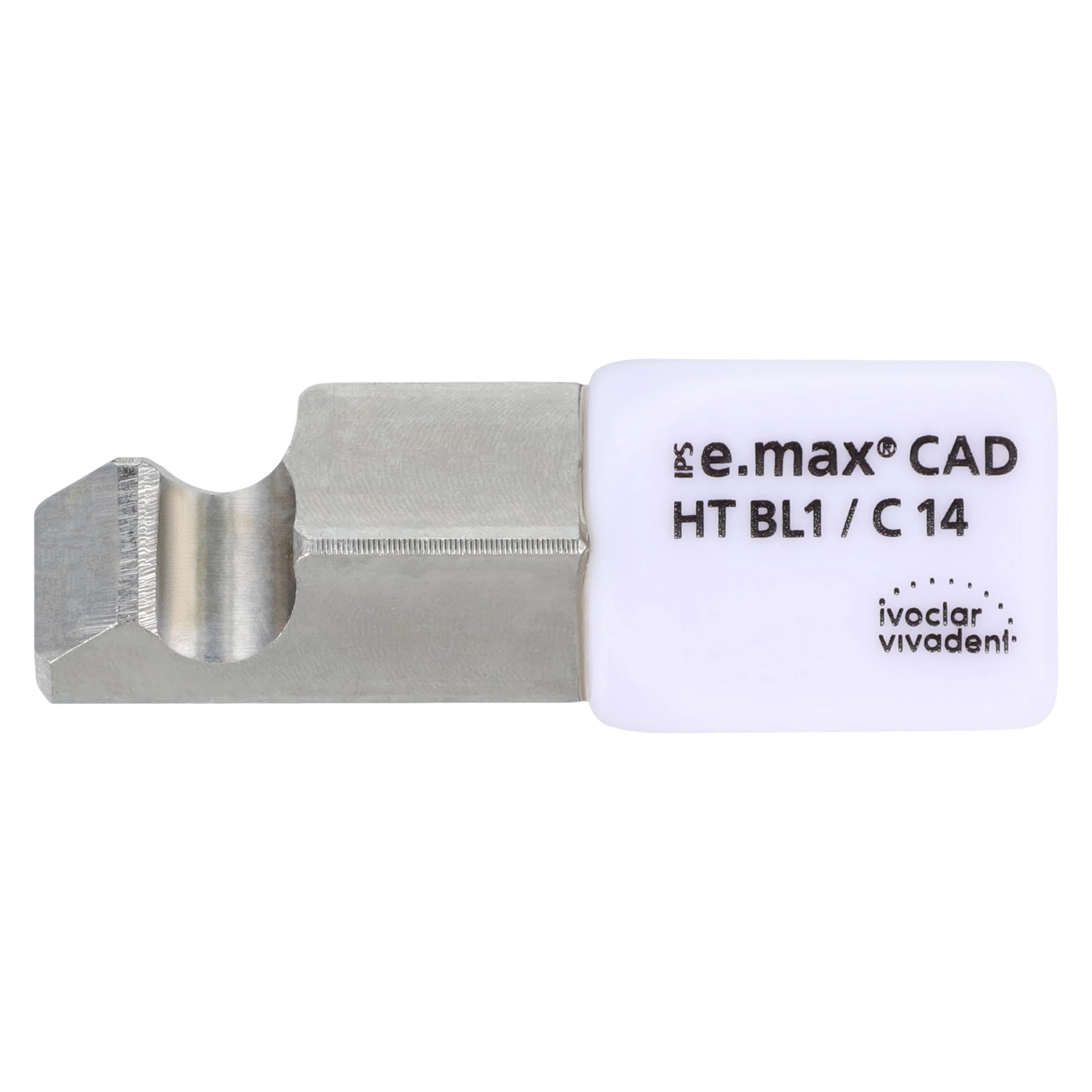 IPS e.max CAD PlanMill Blocks, High Translucency, C14, Shade BL1, 5/Box - IPS e.max CAD Blocks PlanMill HT BL1 C14 (5) - Image 1