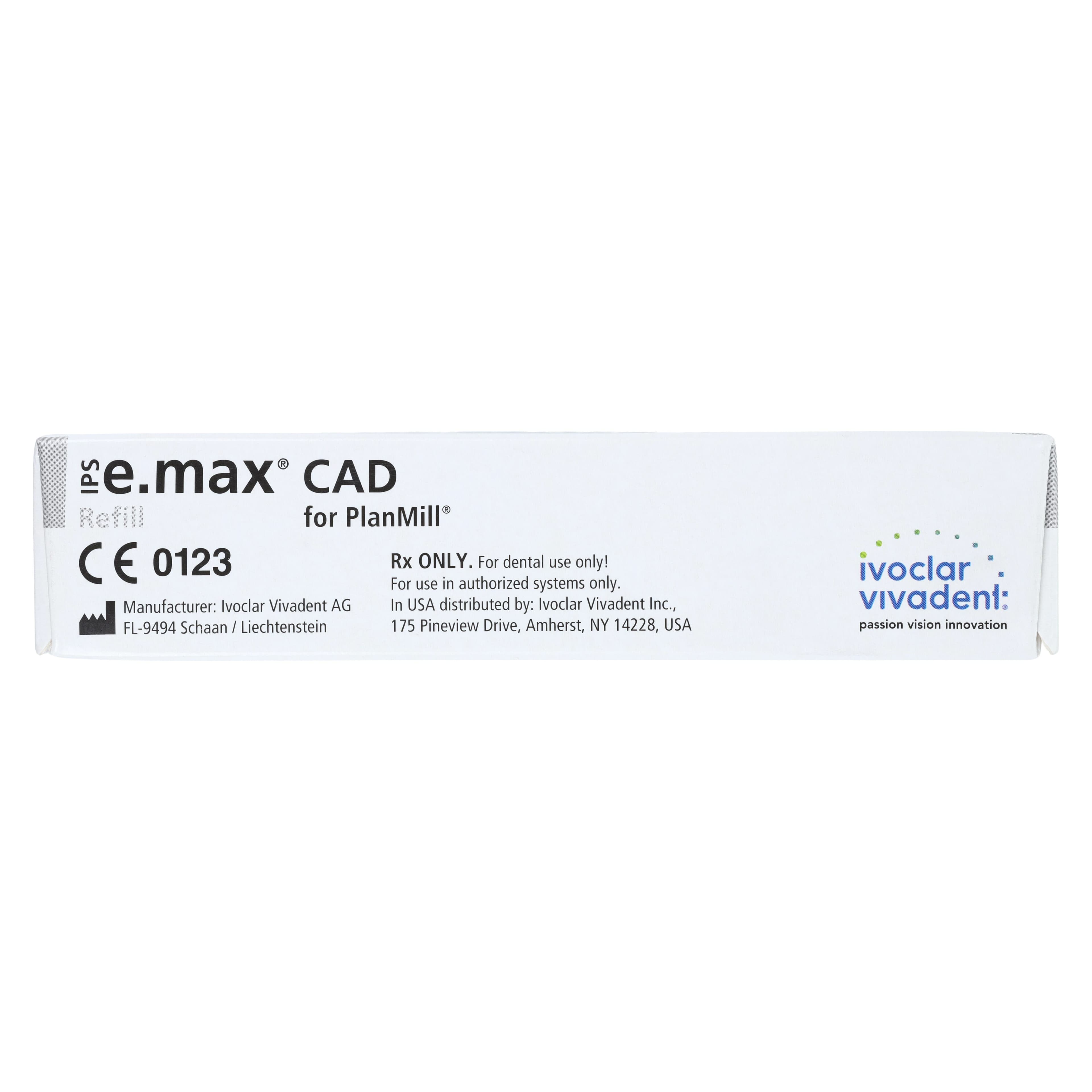 IPS e.max CAD PlanMill Blocks, High Translucency, C14, Shade BL4, 5/Box thumbnail 5