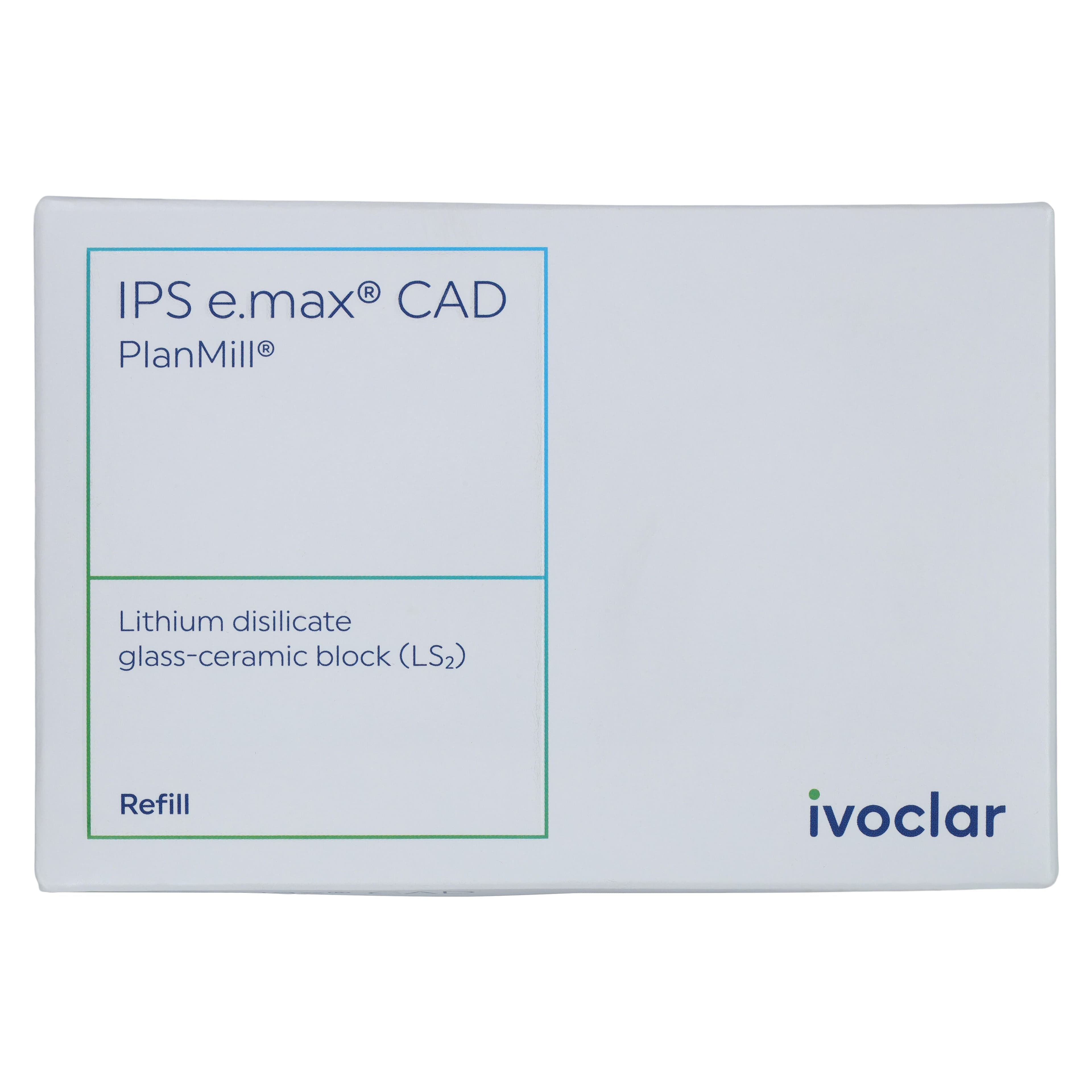 IPS e.max CAD PlanMill Blocks, Low Translucency (LT), Shade A2, Size B32, 3/Box thumbnail 5