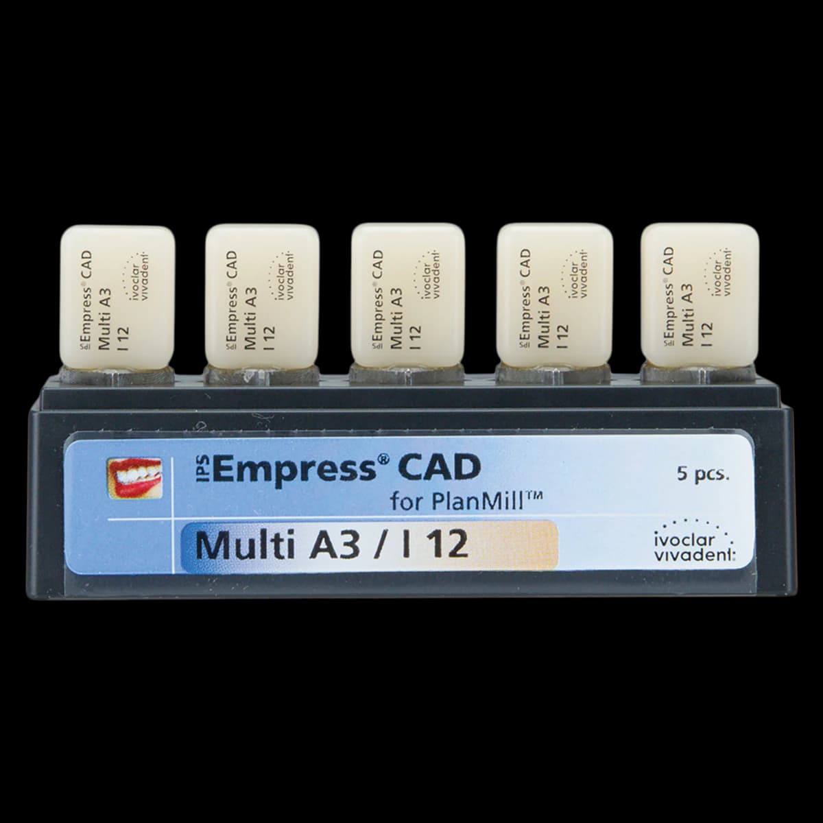 IPS Empress CAD Multi I12 Milling Blocks for PlanMill, Shade A3, 5/Box thumbnail 2
