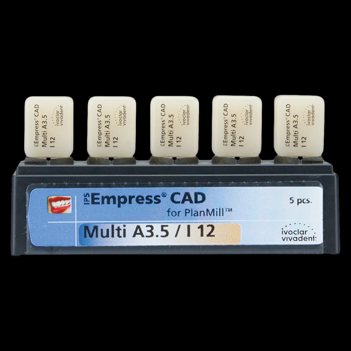 IPS Empress CAD Multi I12 for PlanMill, Shade A3.5, 5/Box - IPS Empress CAD Multi I12 for PlanMill - Image 1