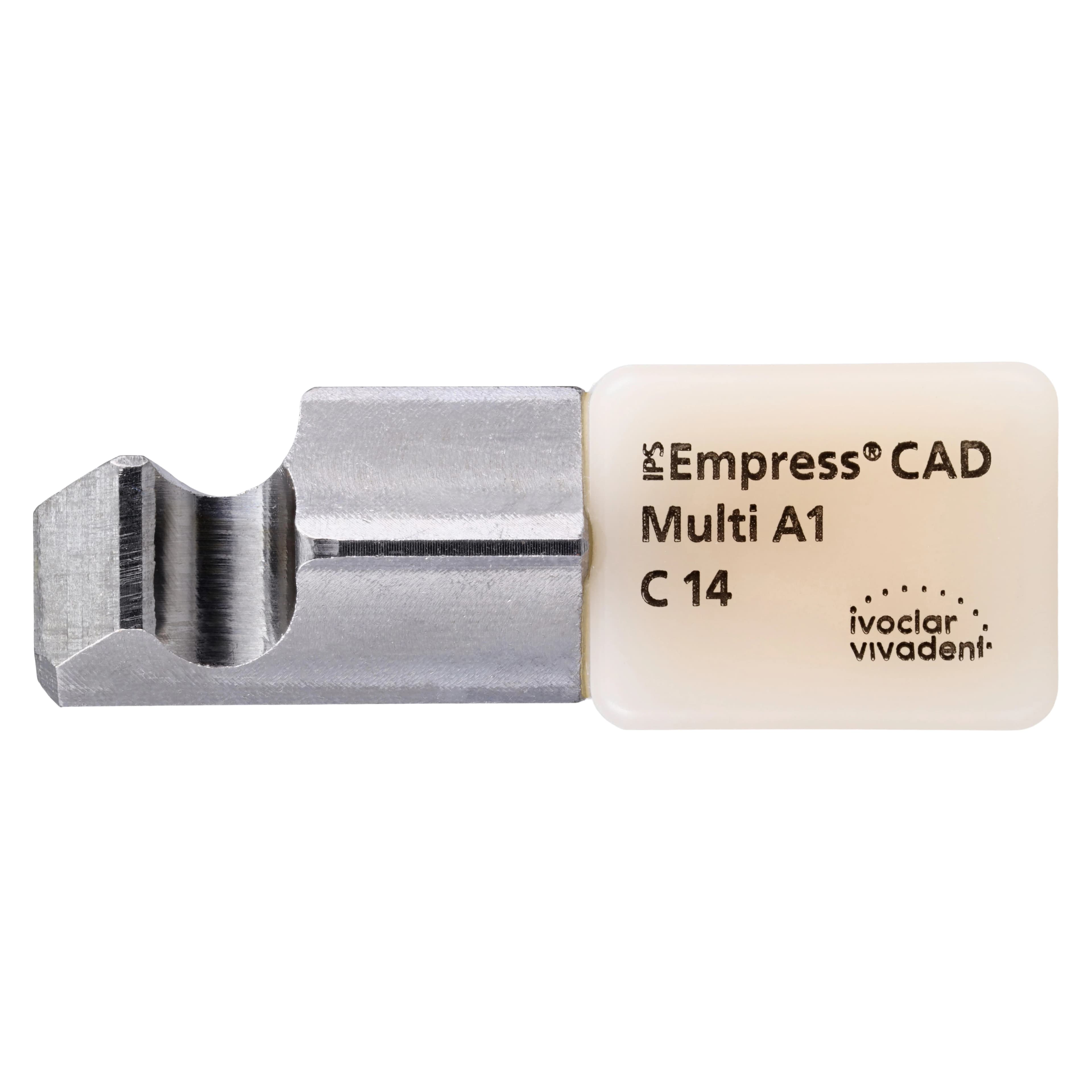 IPS Empress CAD Multi C14 Milling Blocks, Shade A1, for PlanMill, 5/Box - IPS Empress CAD Multi C14 for PlanMill - Image 1