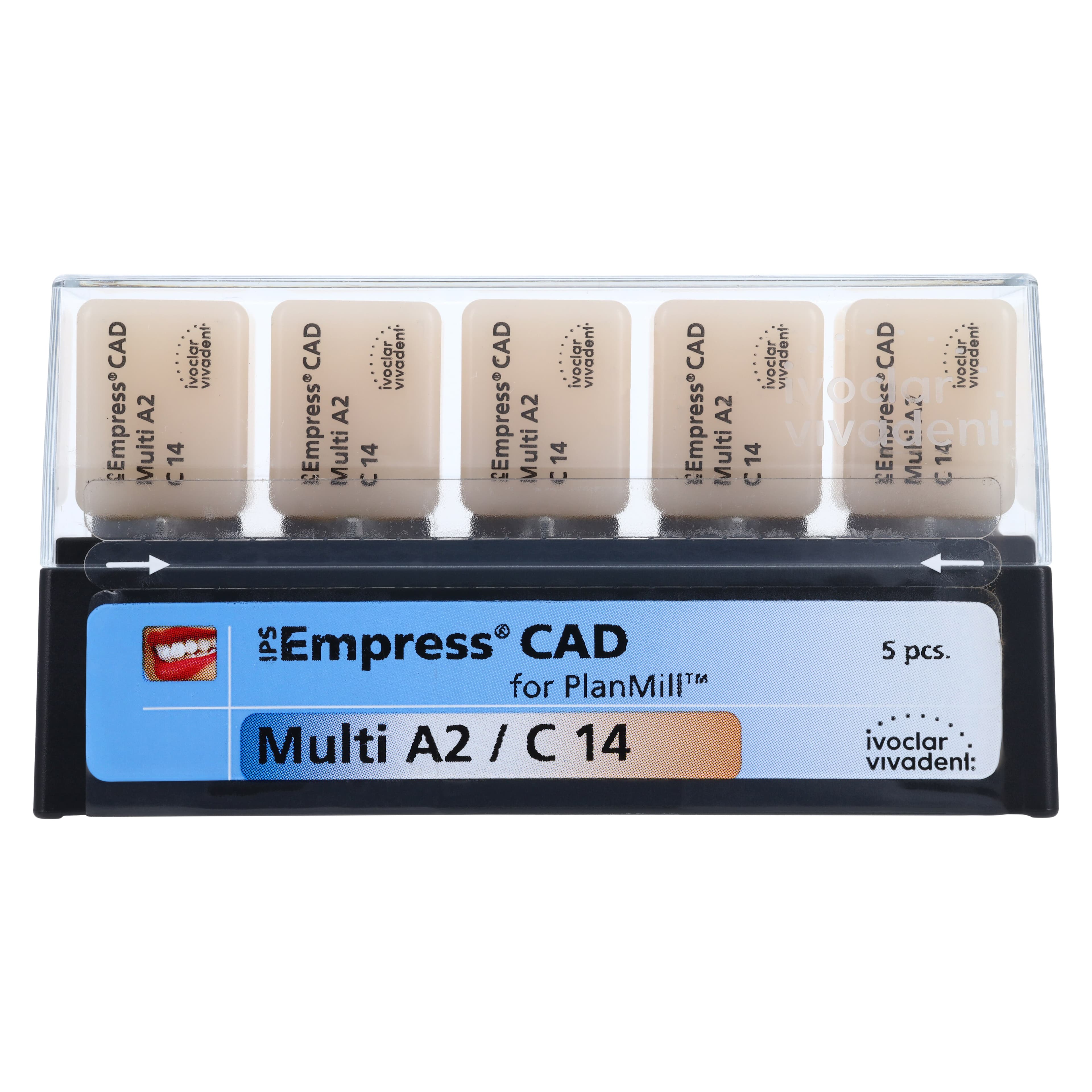 IPS Empress CAD Multi C14 Milling Blocks, Shade A2, for PlanMill, 5/Box thumbnail 4