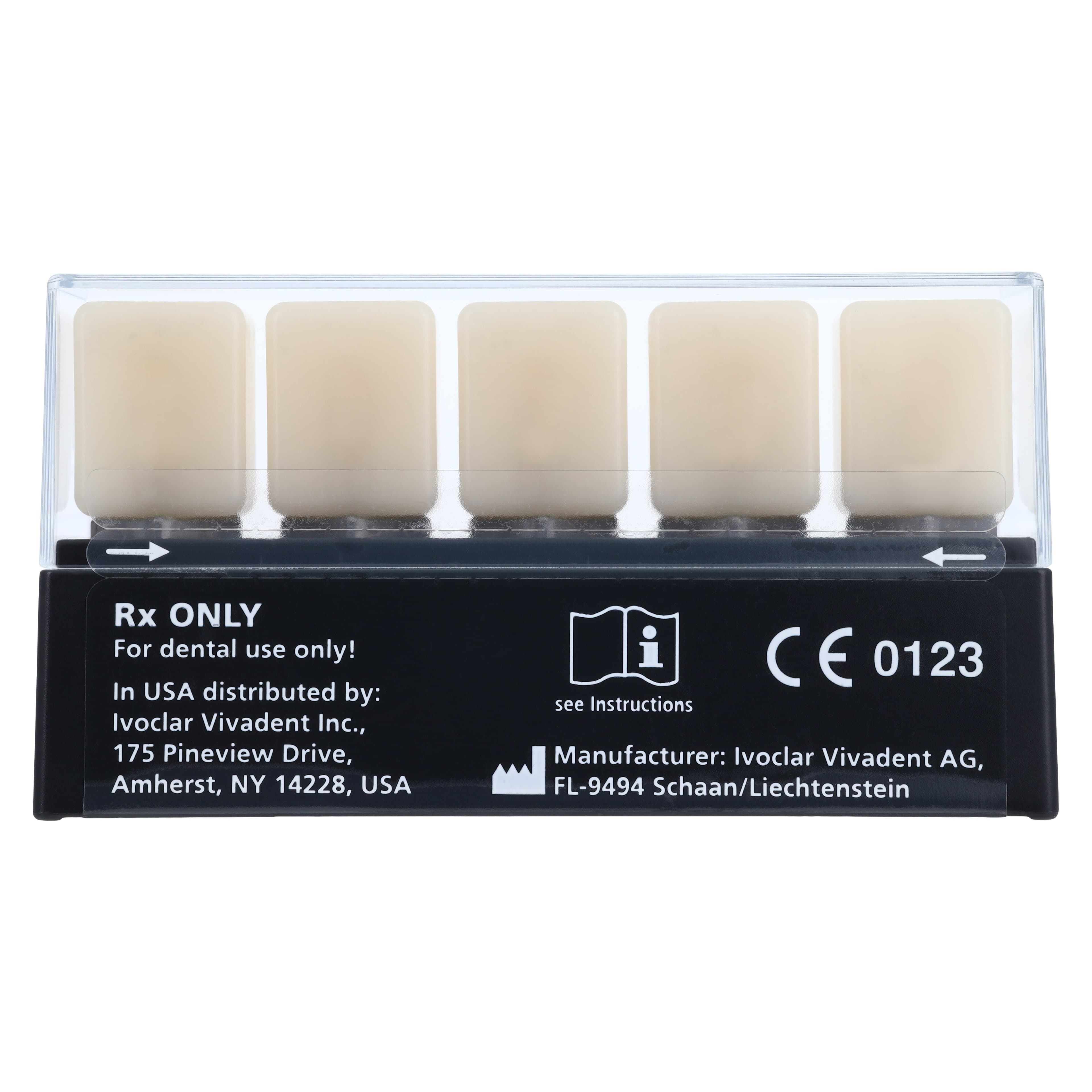 IPS Empress CAD Multi C14 Milling Blocks, Shade B1, for PlanMill, 5/Box thumbnail 5