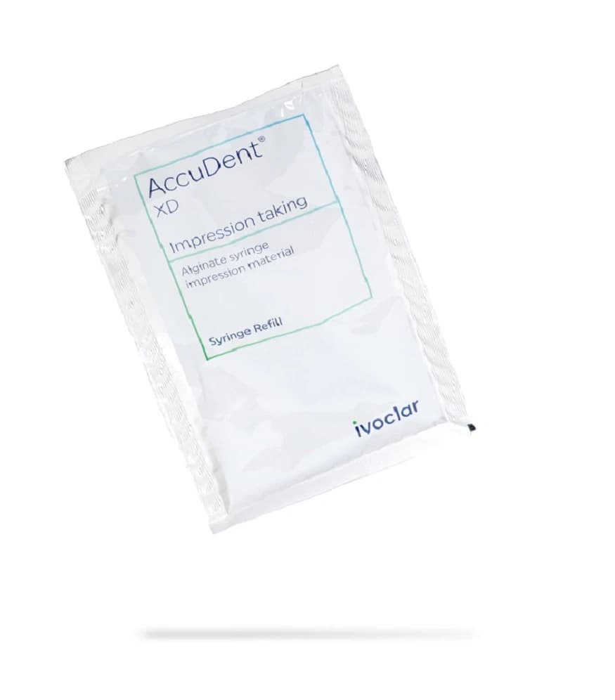 AccuDent XD Syringe Alginate Impression Material, 9 g Packets, 12/Box, Orange, #673470 - AccuDent XD Syringe Material 9g (12) - Image 1